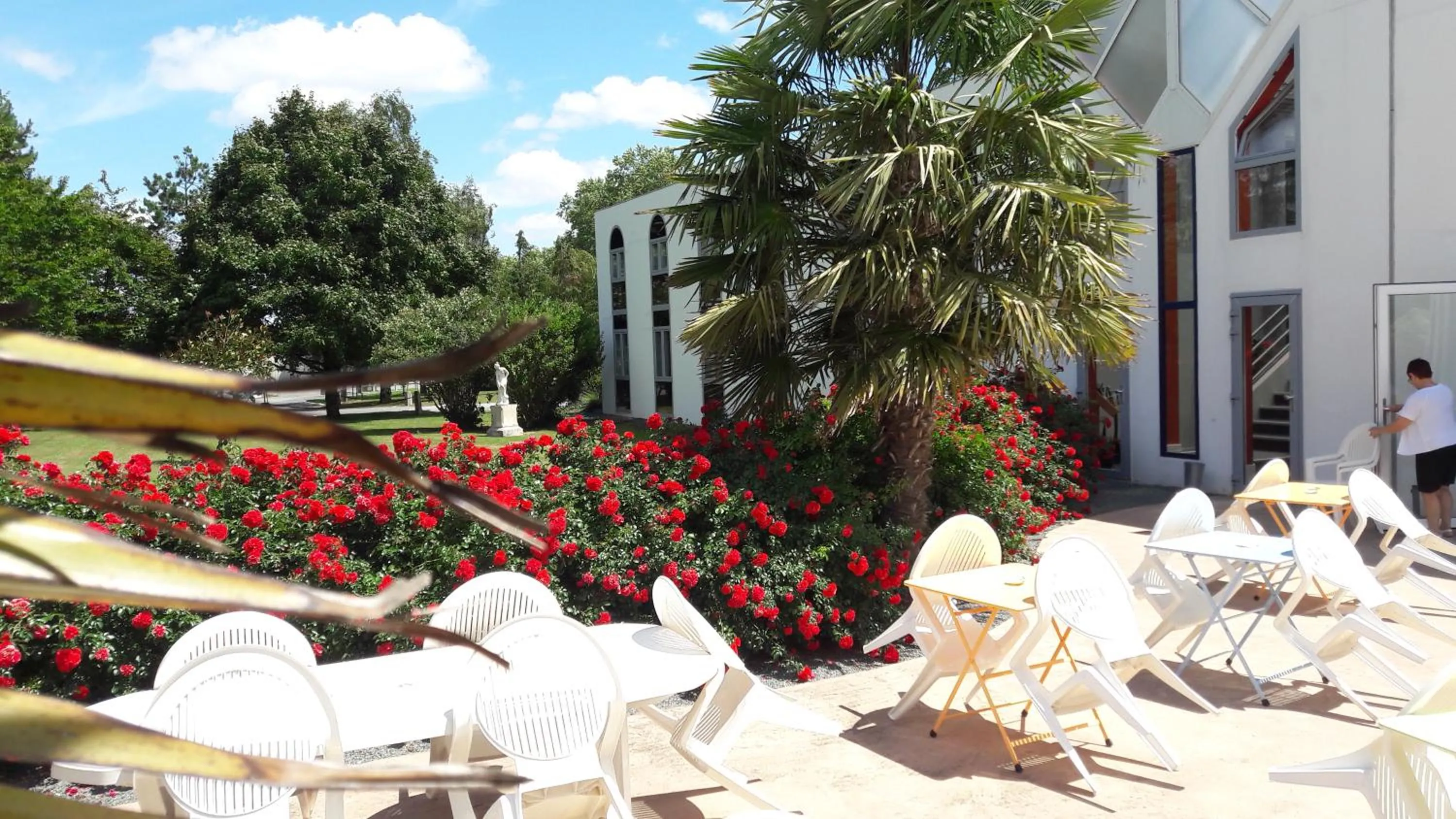 Balcony/Terrace in Agape Hotel Niort- Bessines