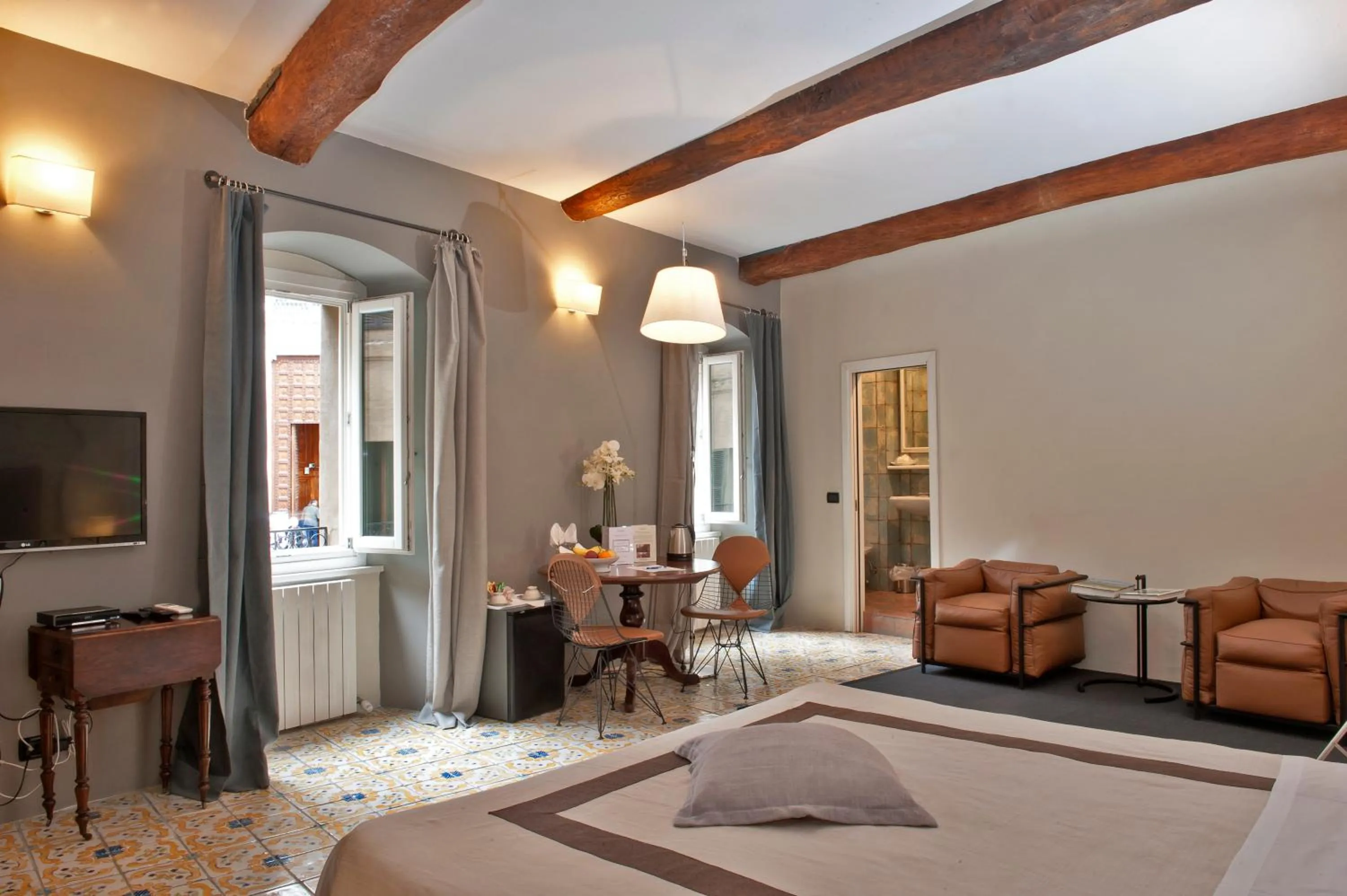 Bed in Il Battistero Siena Residenza d'Epoca