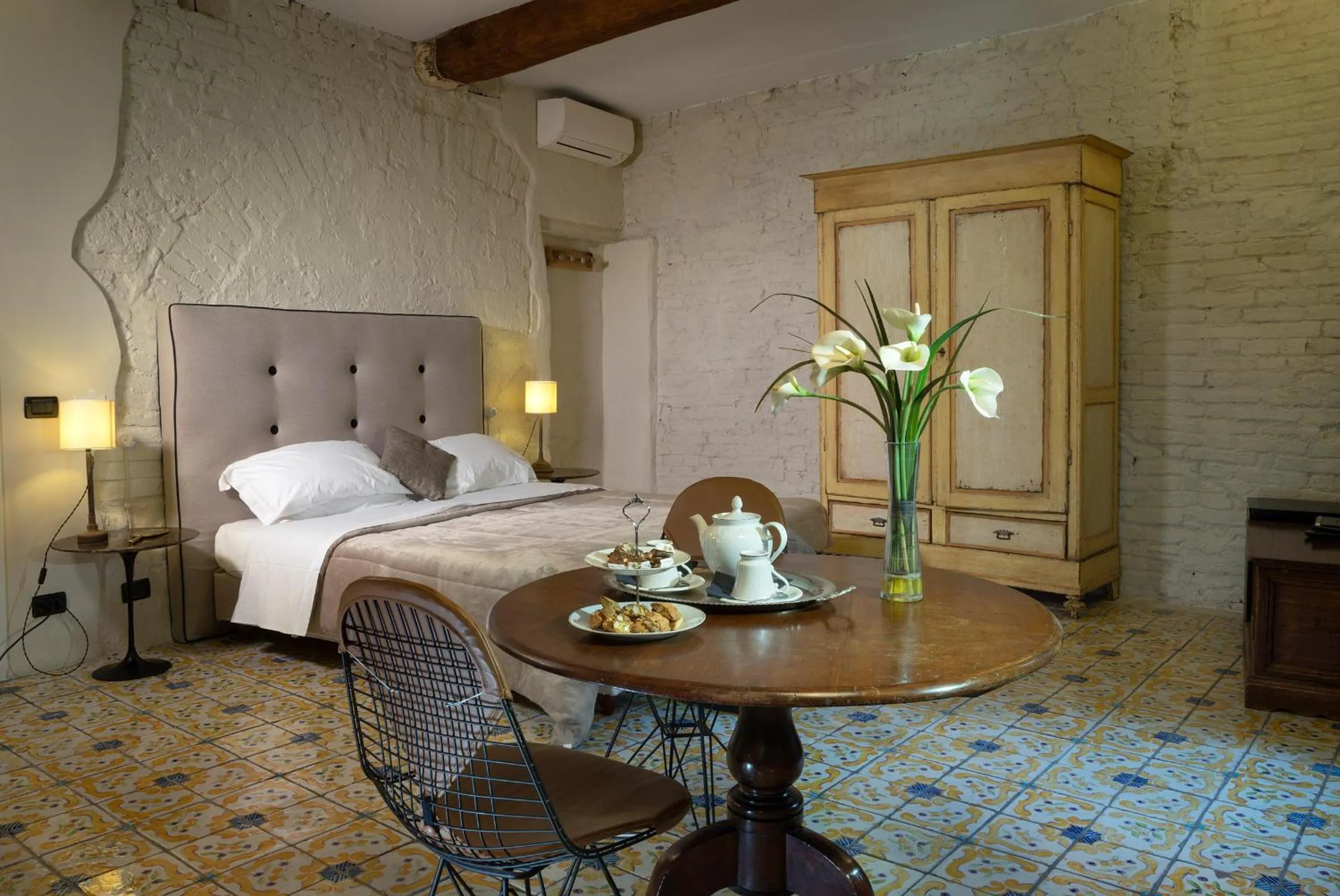 Bed in Il Battistero Siena Residenza d'Epoca