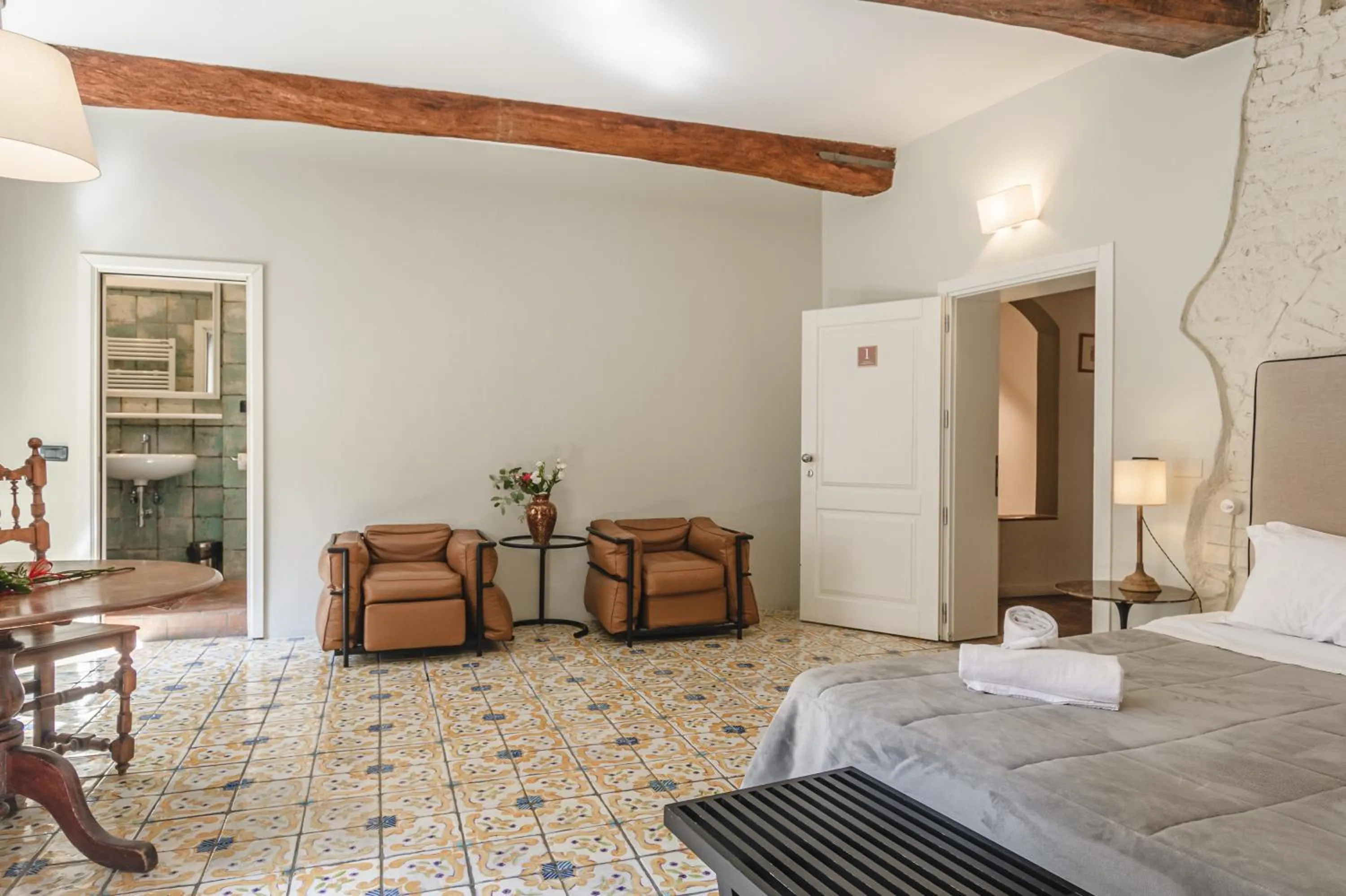 Bed in Il Battistero Siena Residenza d'Epoca