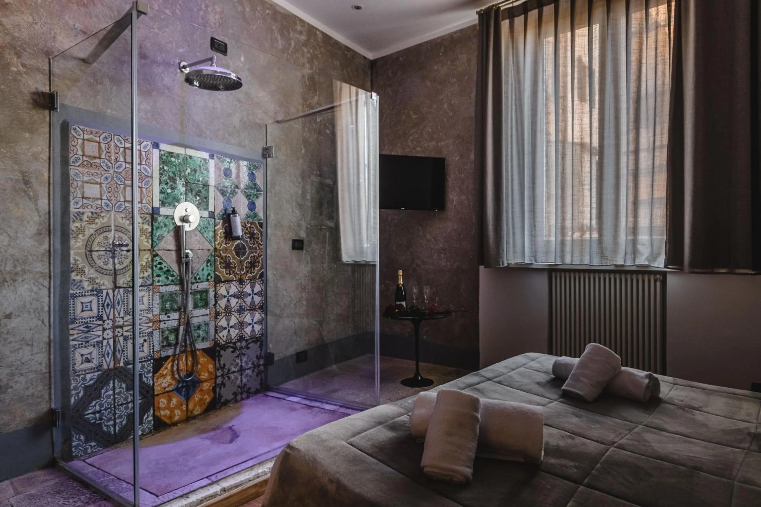 Photo of the whole room, Bed in Il Battistero Siena Residenza d'Epoca