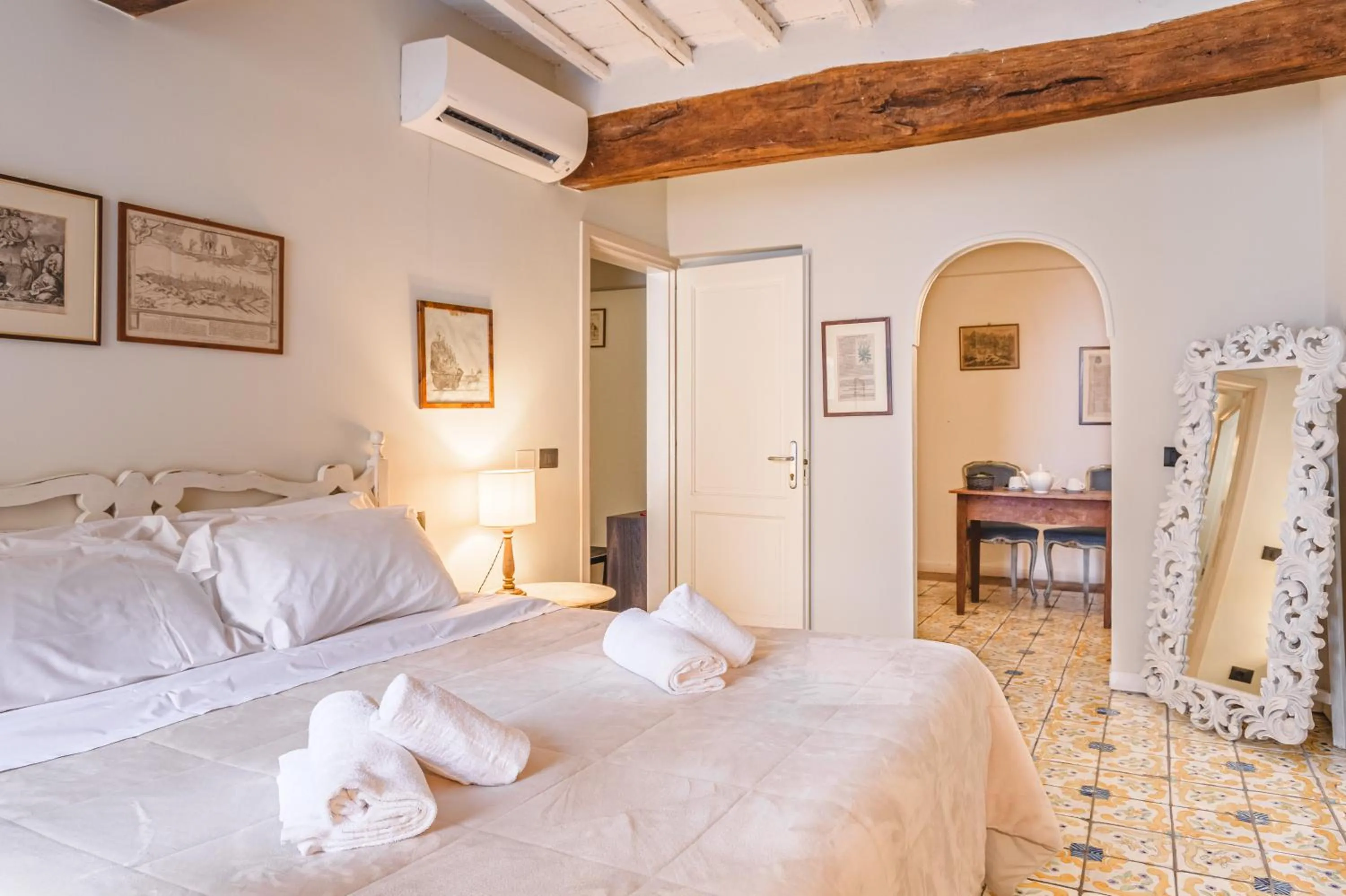 Bed in Il Battistero Siena Residenza d'Epoca