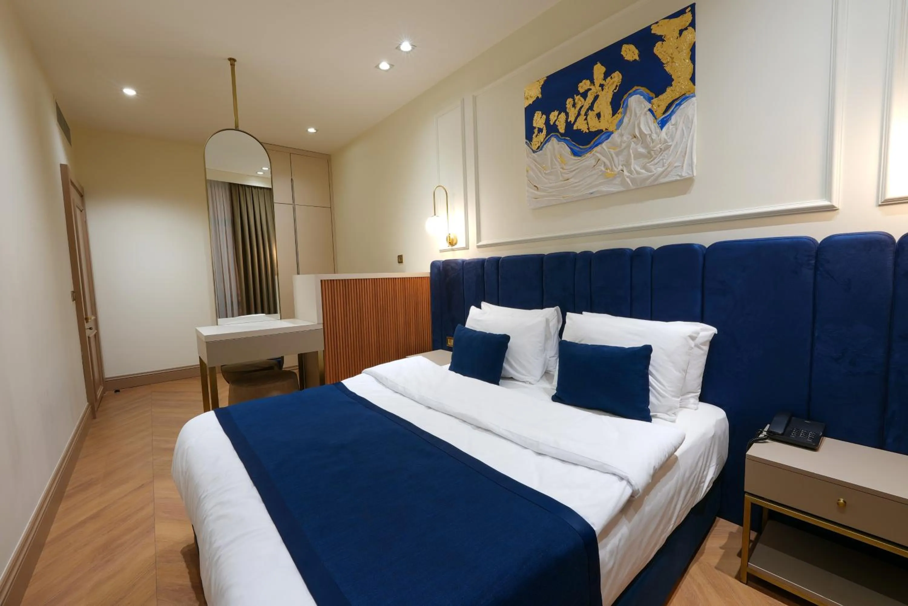 Bed in Taksim Bosphorus Hotel