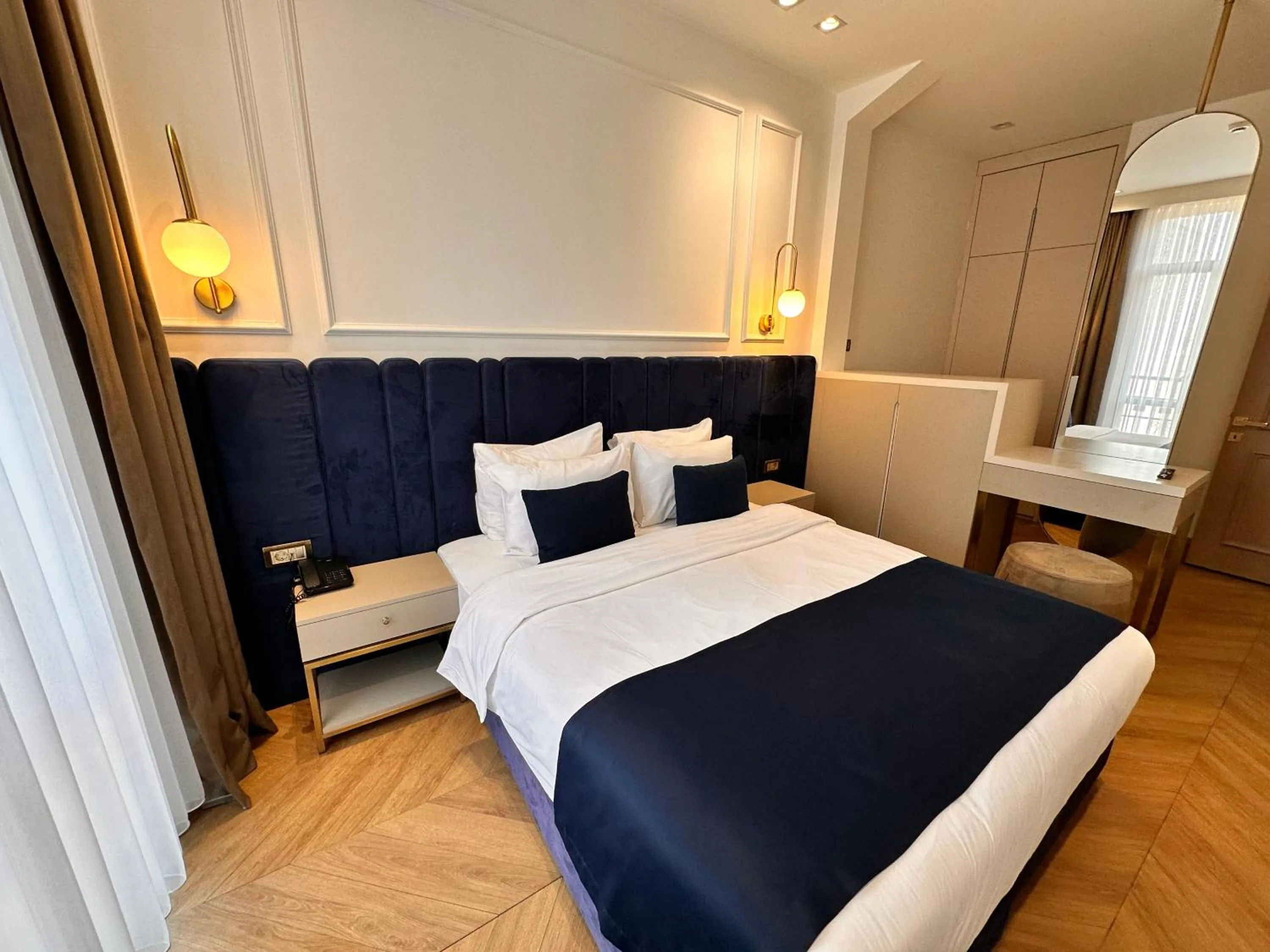 Bed in Taksim Bosphorus Hotel