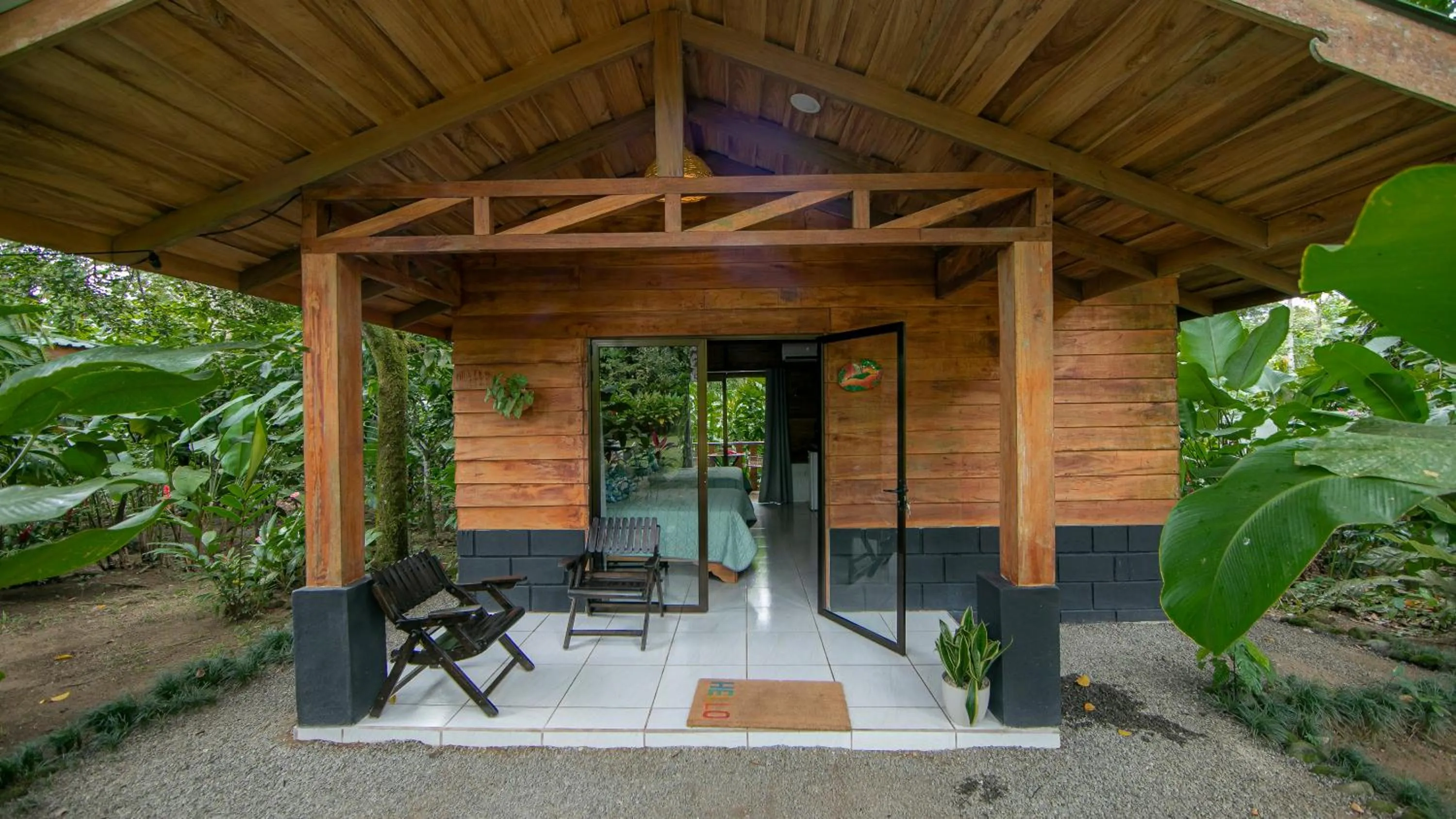 Patio in Eden Organic Farm & Bungalows