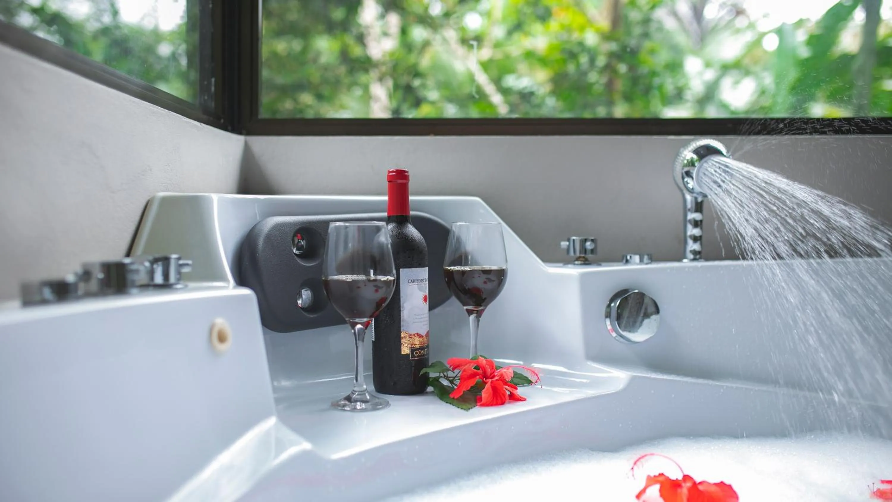 Bathroom in Eden Organic Farm & Bungalows