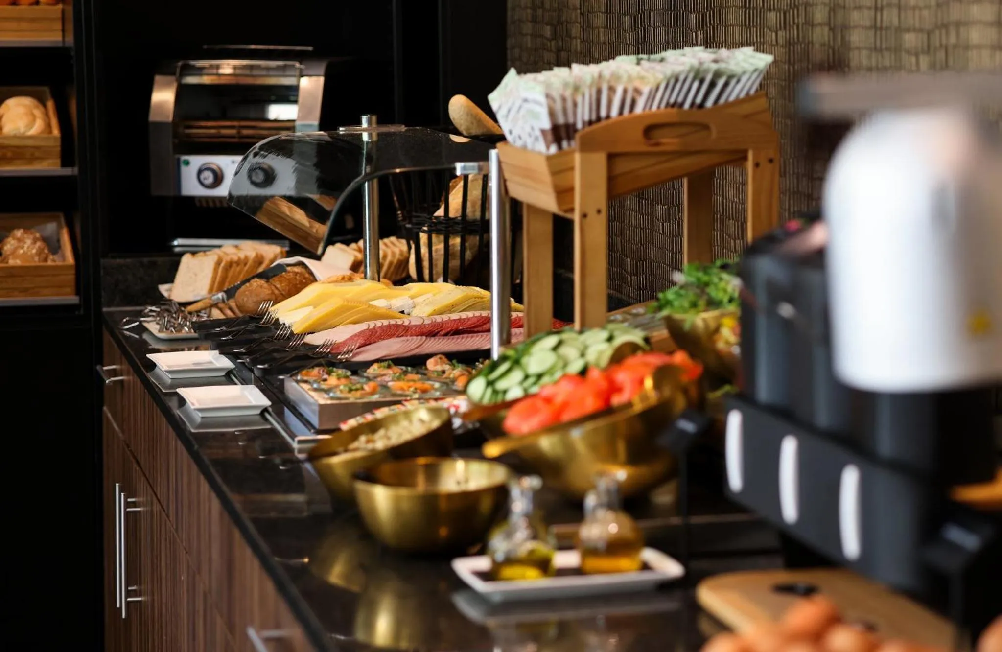 Buffet breakfast in Leonardo Royal Hotel Den Haag Promenade