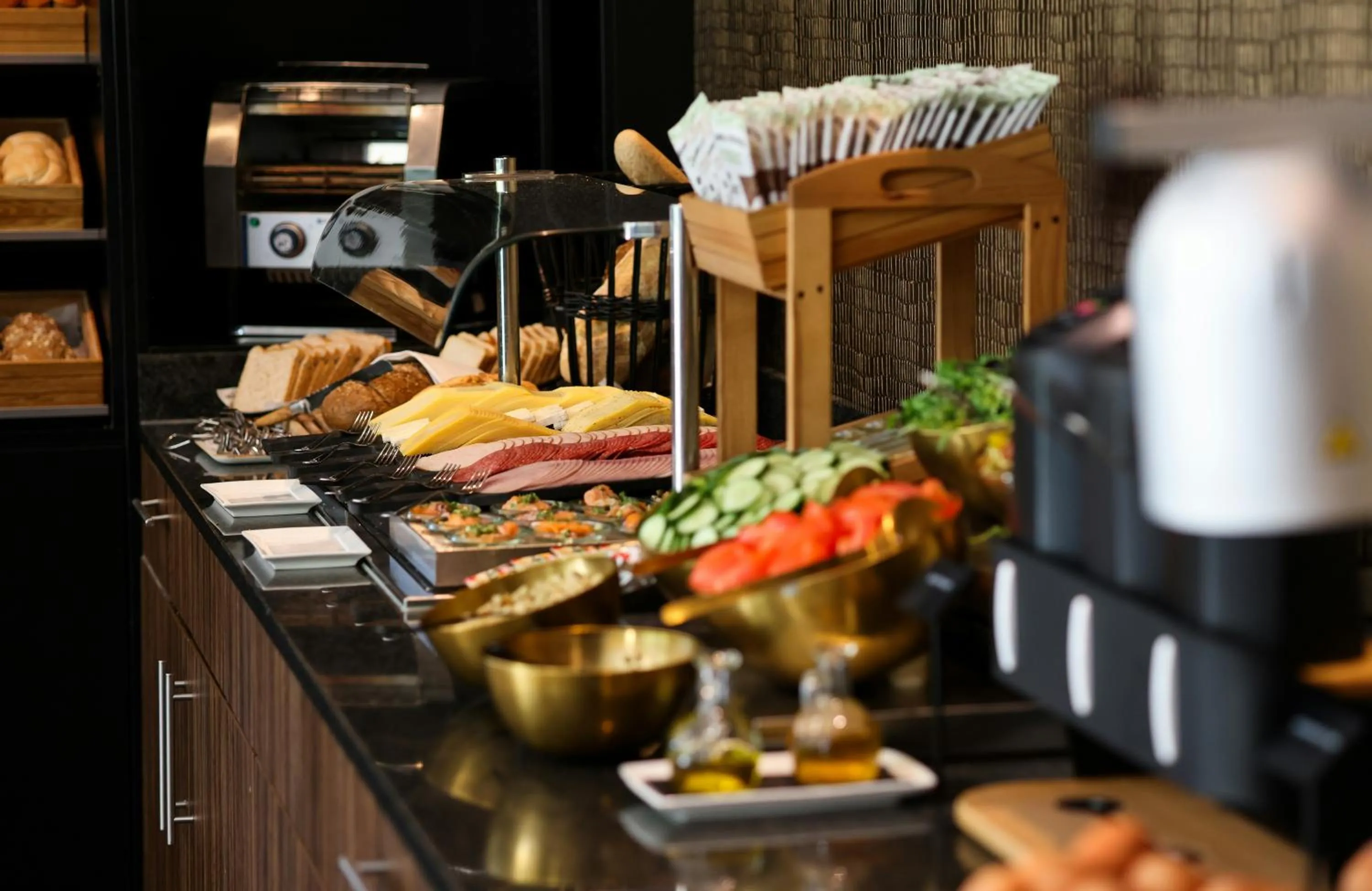 Buffet breakfast in Leonardo Royal Hotel Den Haag Promenade