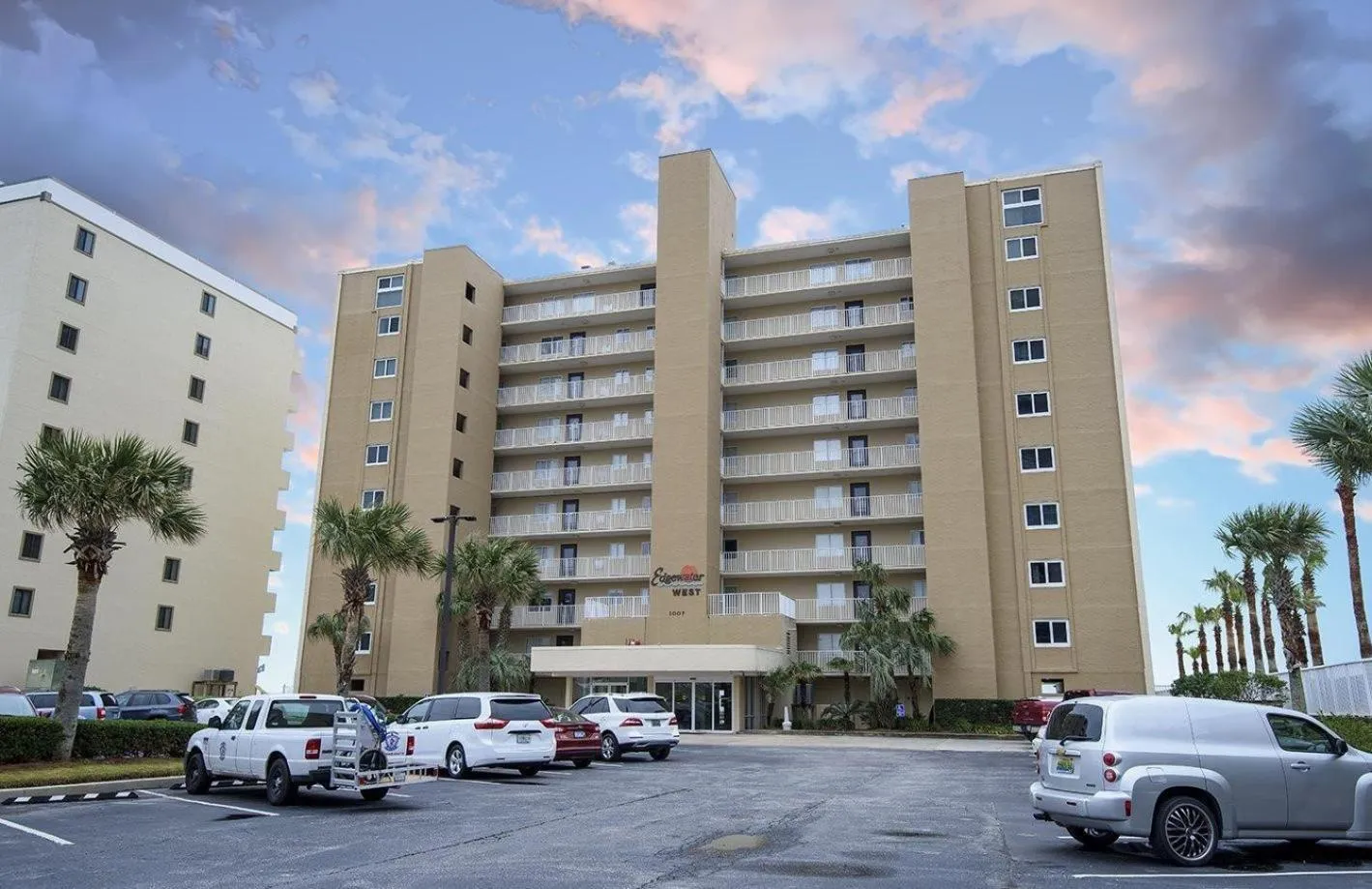 Property building in Edgewater West 53 by ALBVR - This Beachfront Condo is Perfect for your next Family Getaway