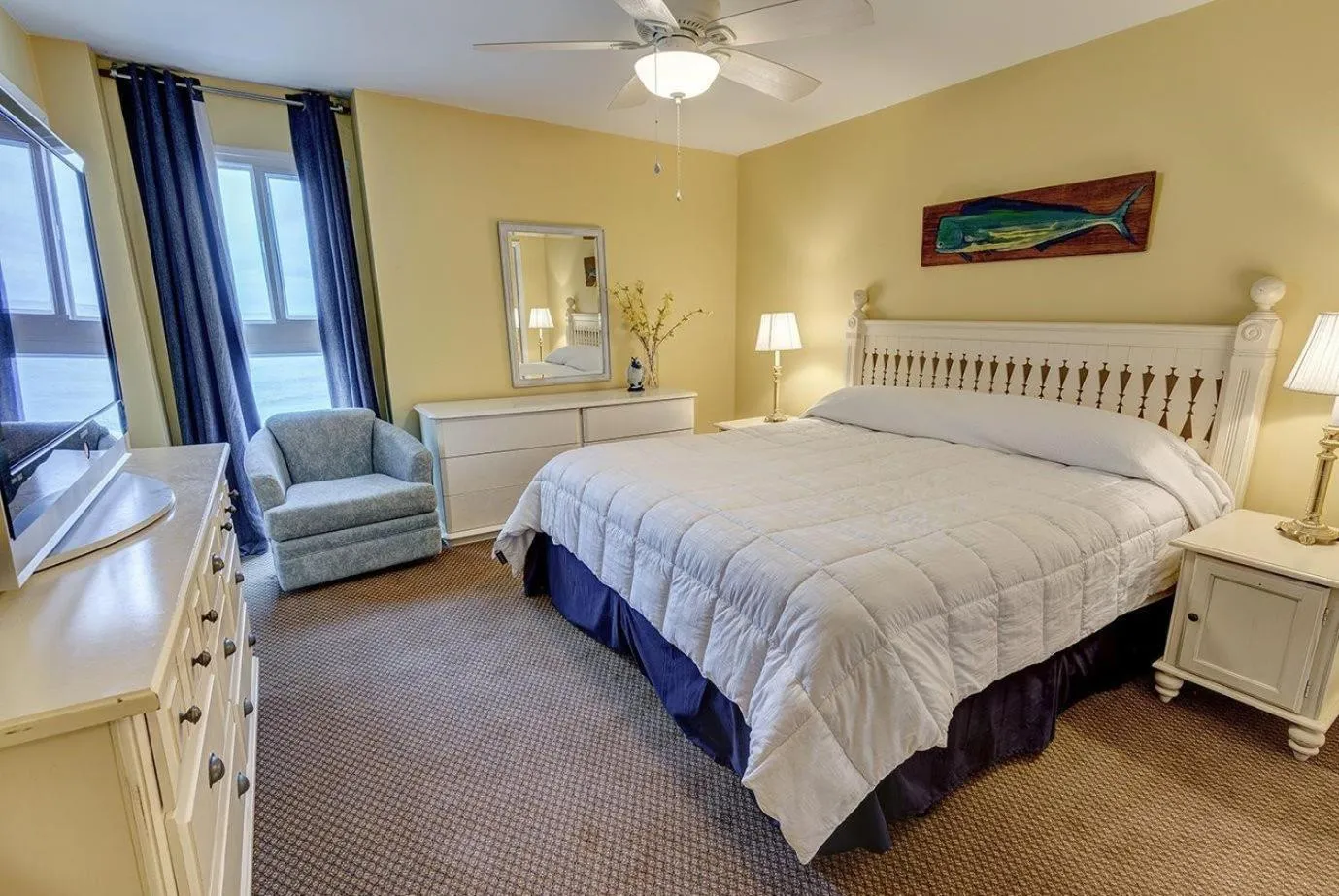 Bedroom, Bed in Edgewater West 53 by ALBVR - This Beachfront Condo is Perfect for your next Family Getaway