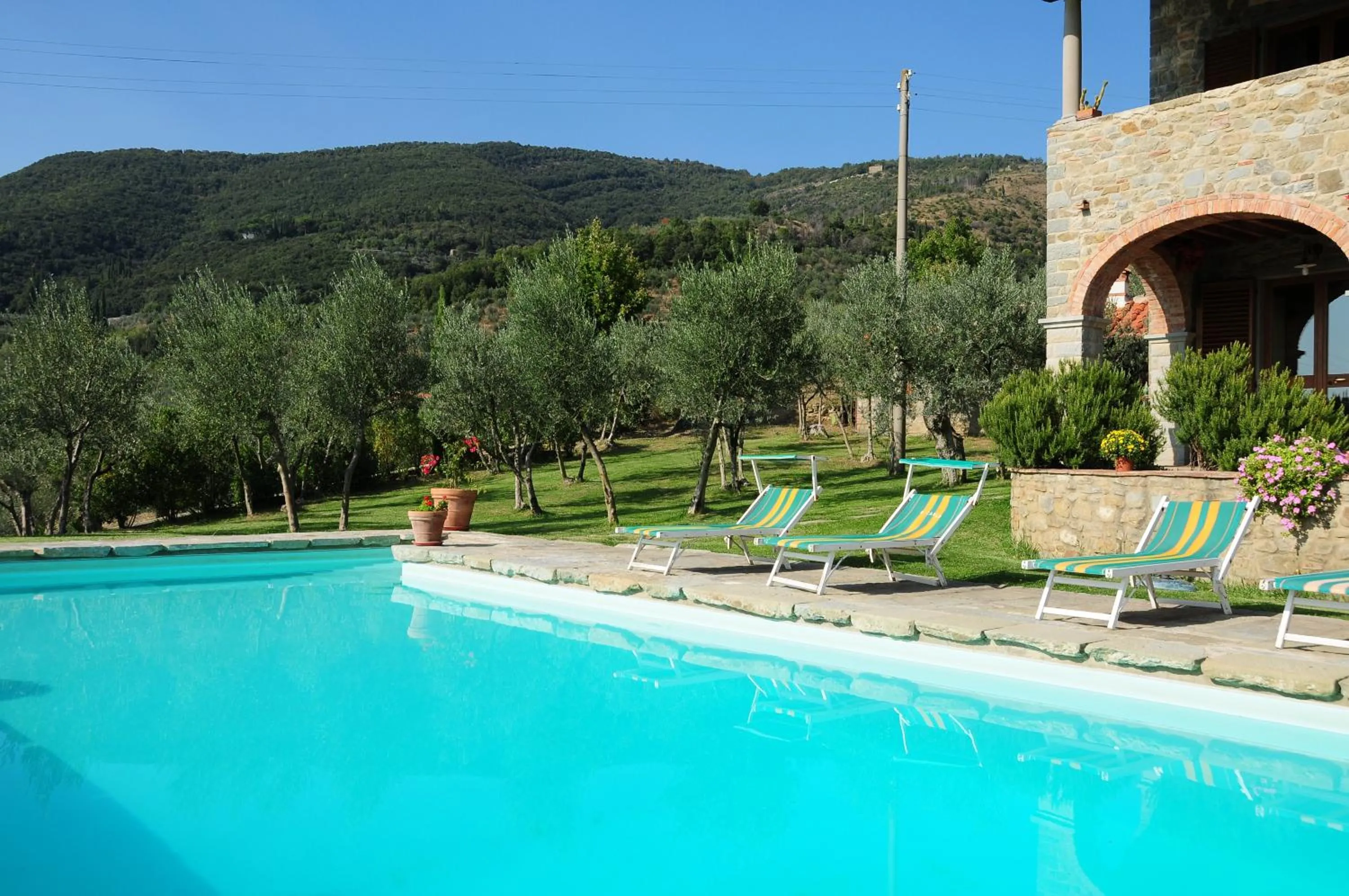Swimming pool in Villa Senaia