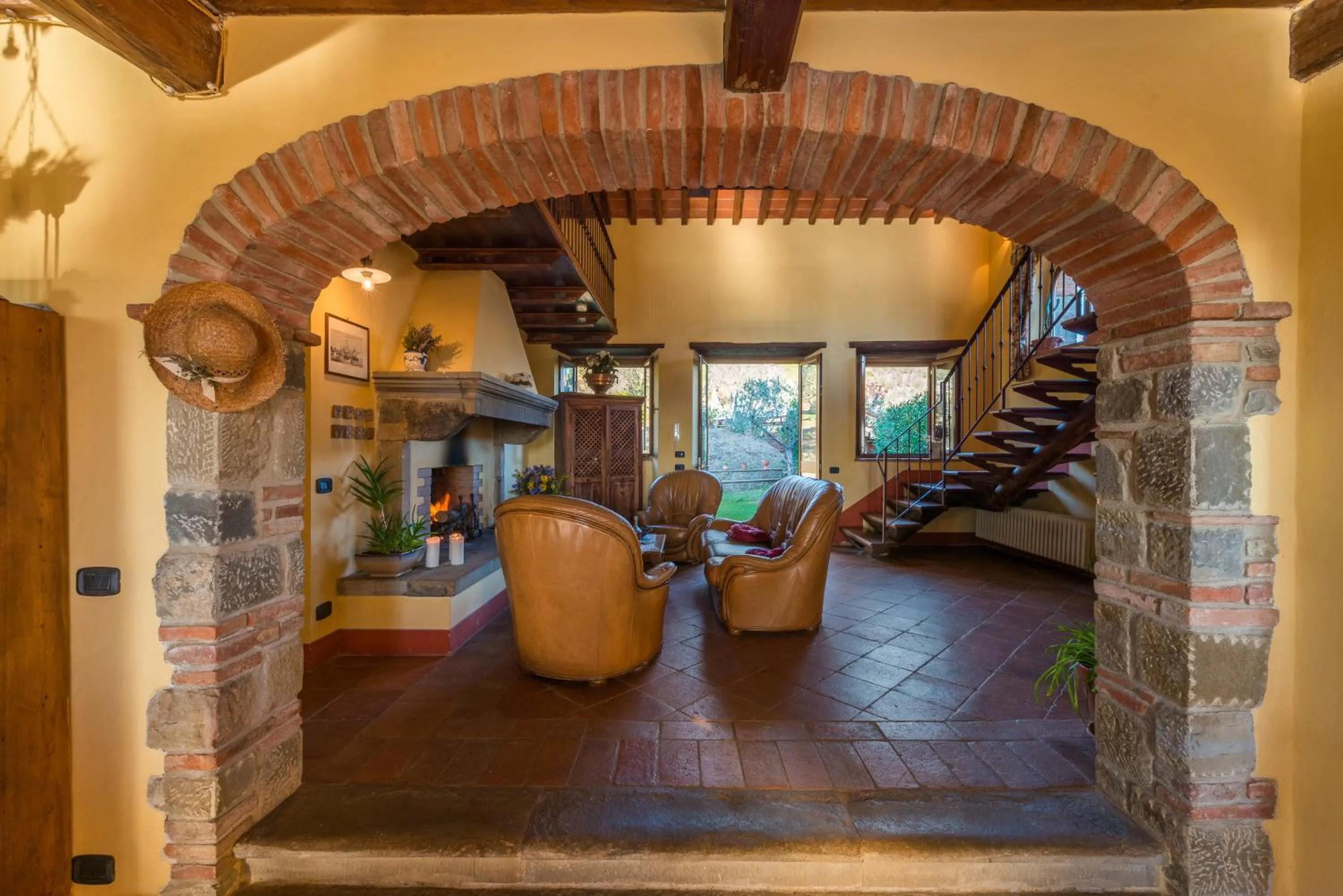 Living room in Villa Senaia