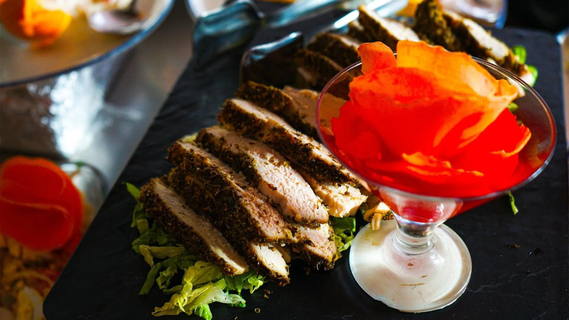 Food and drinks in Oscar Seaside Hotel & Spa