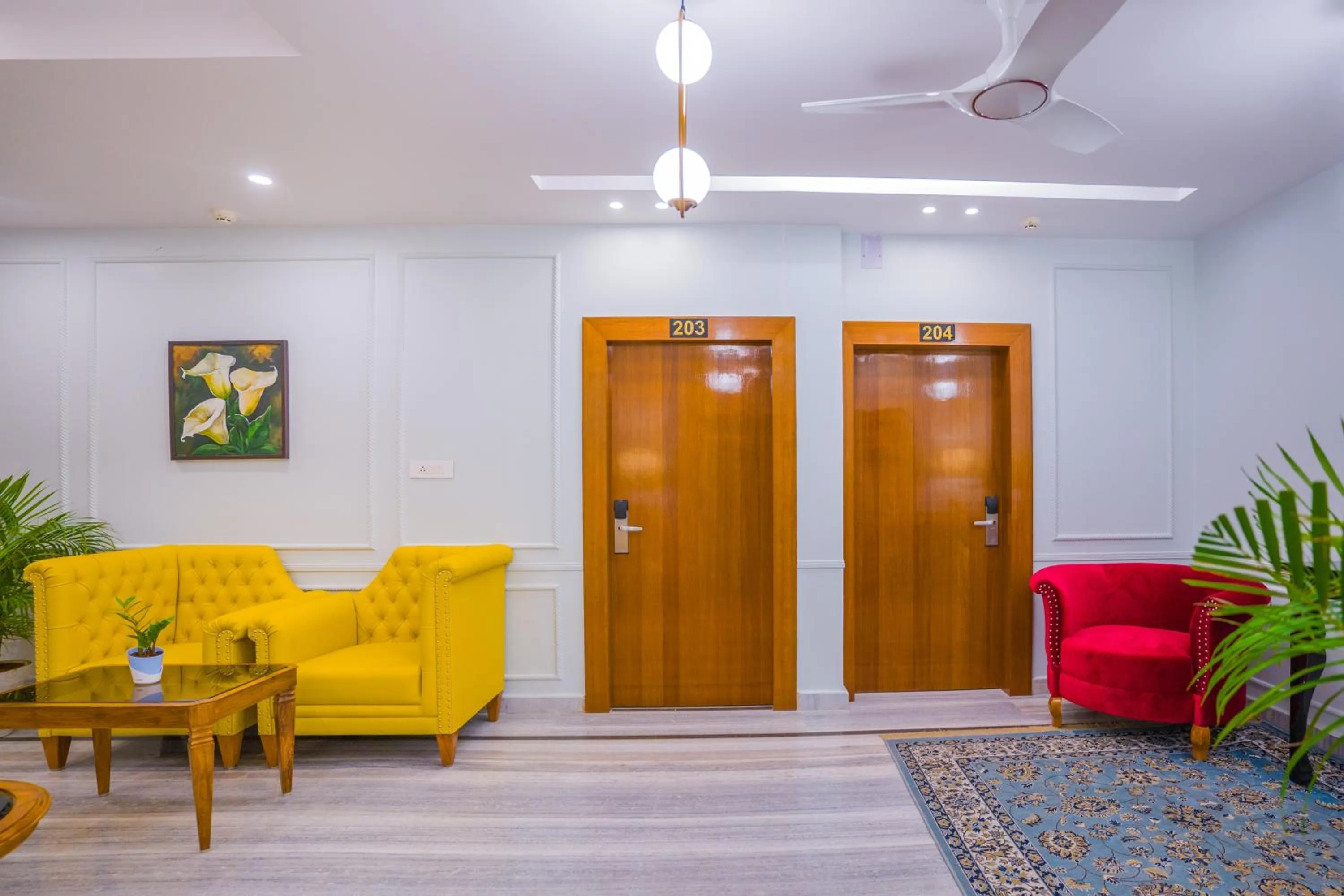 Seating area in The Mohua - A Boutique Hotel