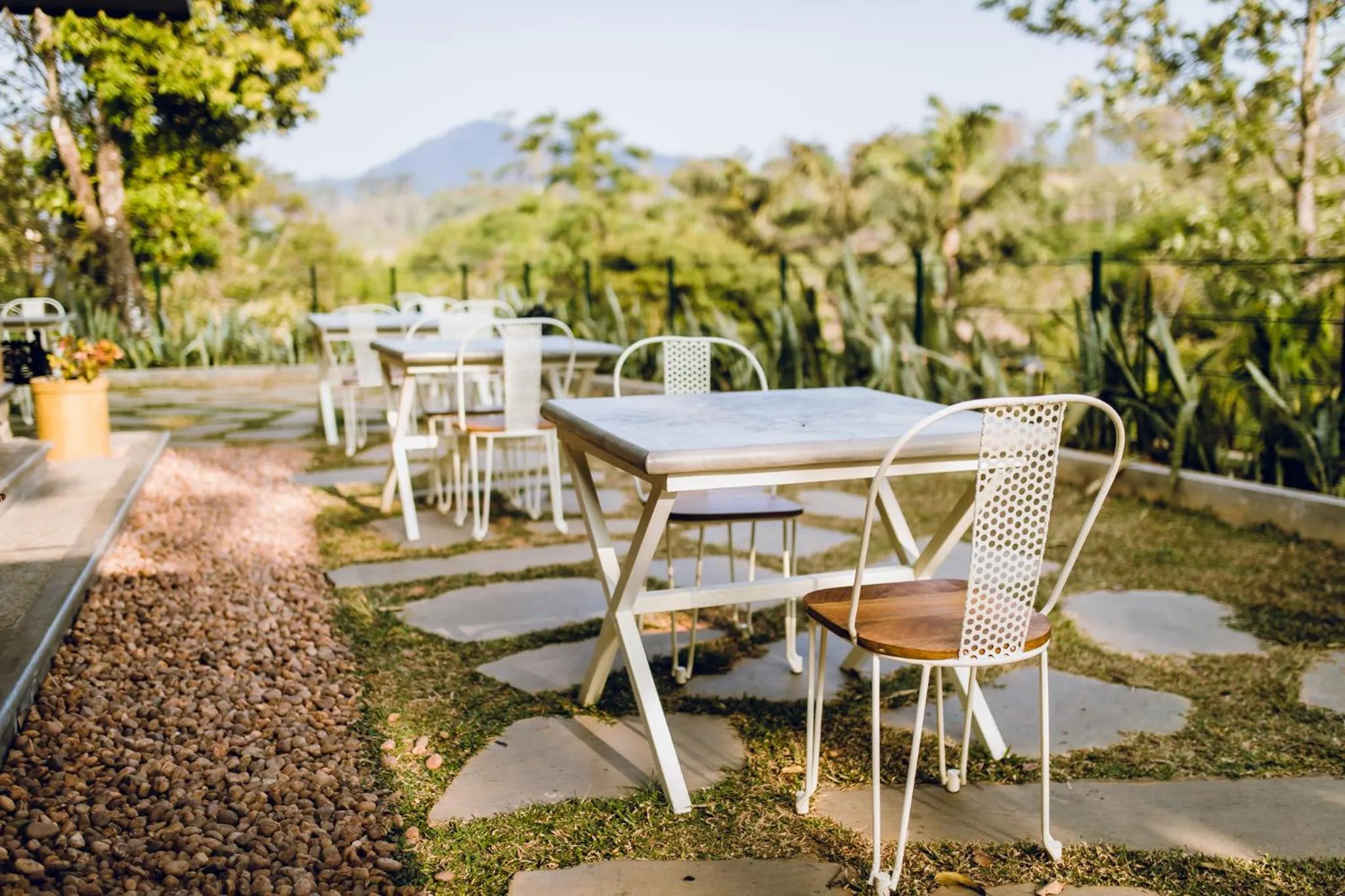 Patio in Misty Mountain Experience