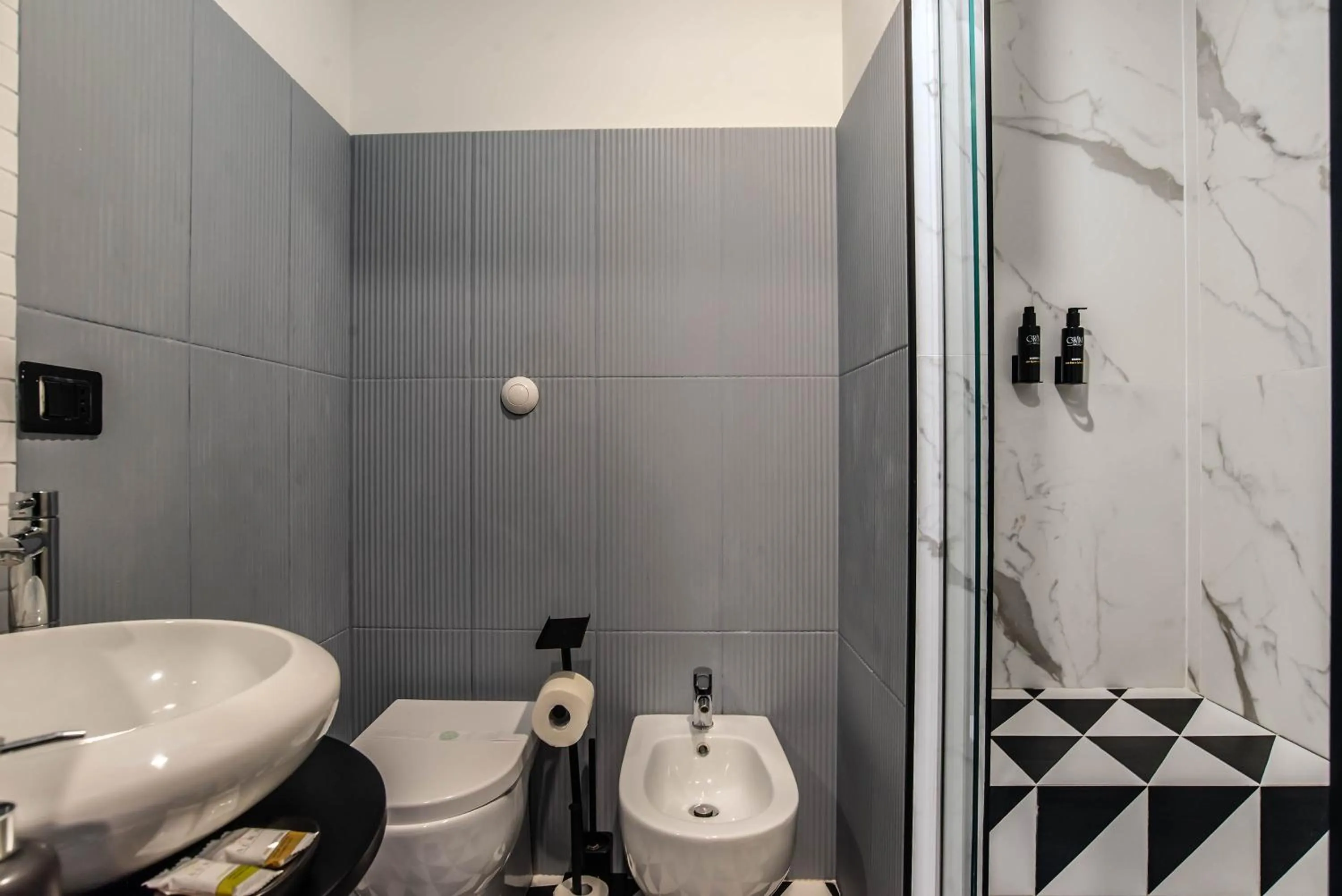 Shower in Gram Suites