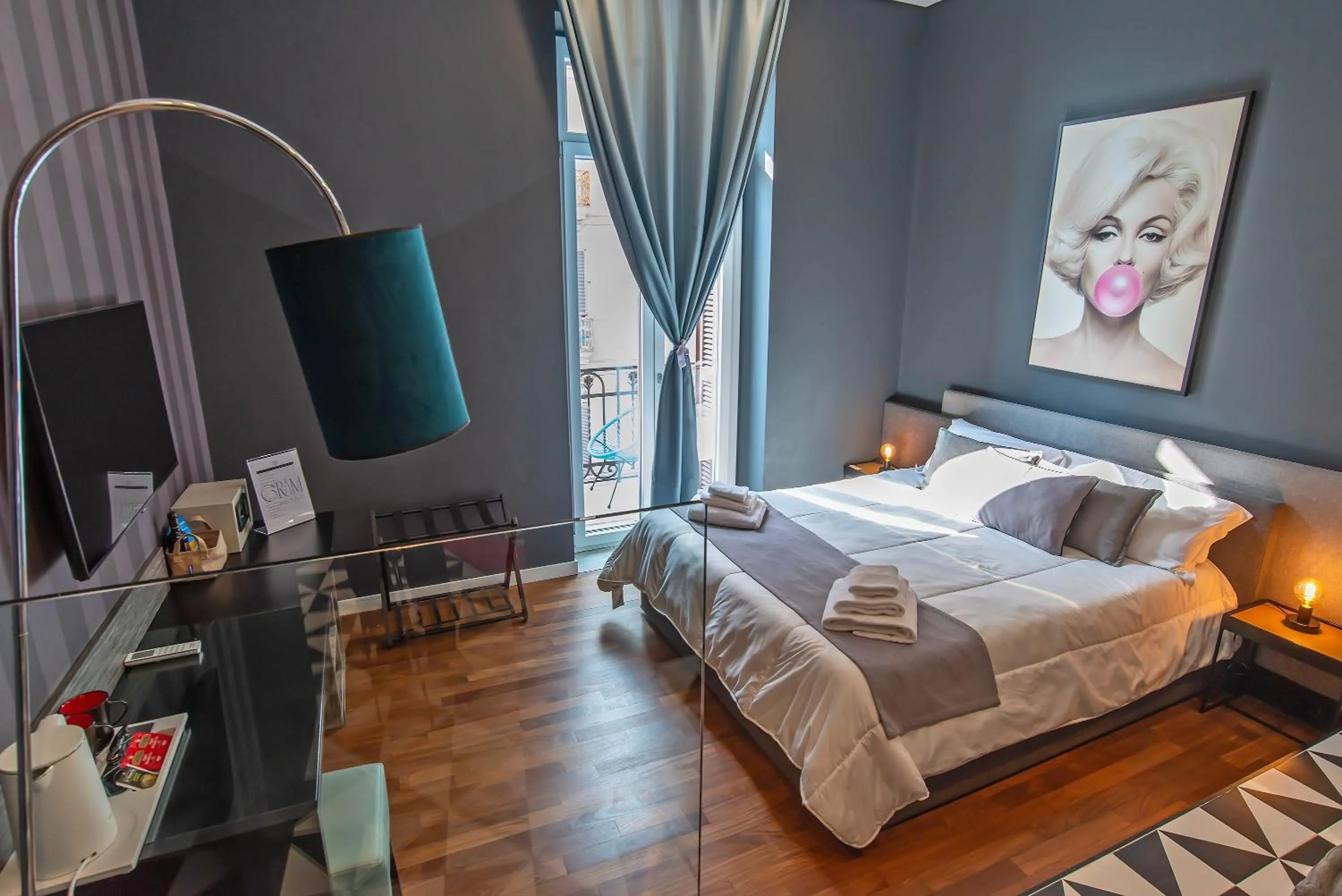 TV and multimedia, Bed in Gram Suites