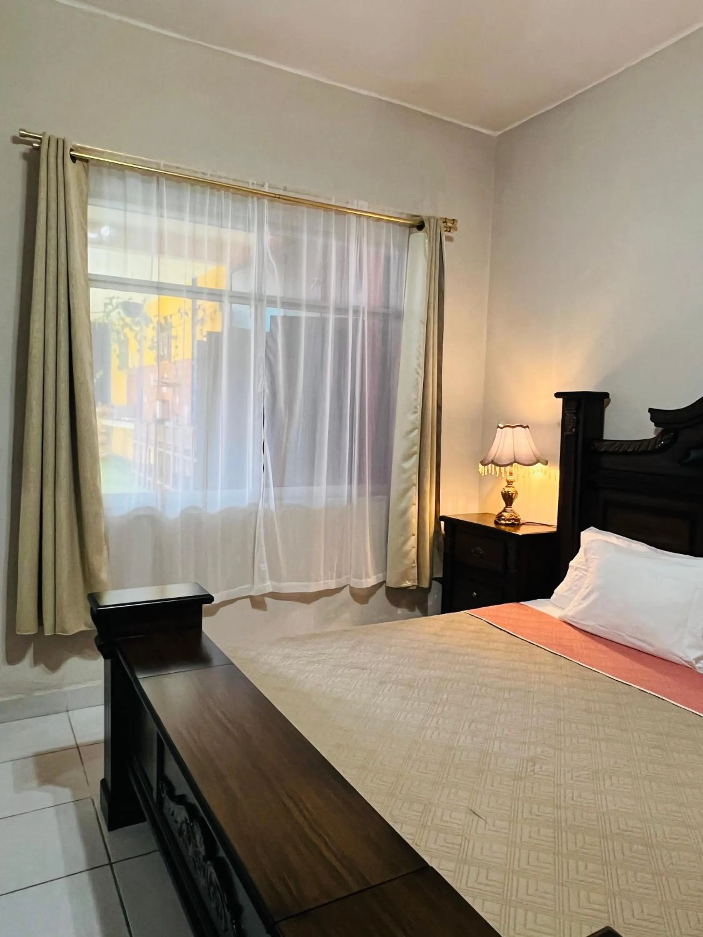 Bed in Hostería Casa Marquez