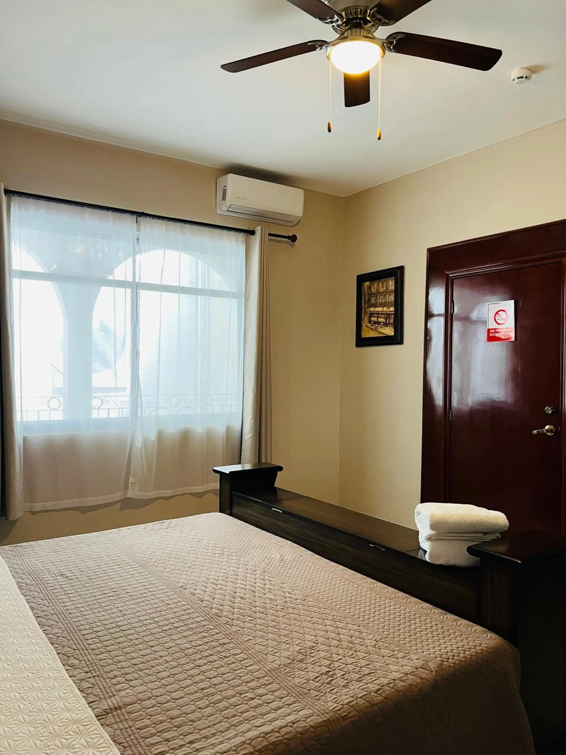 Bed in Hostería Casa Marquez