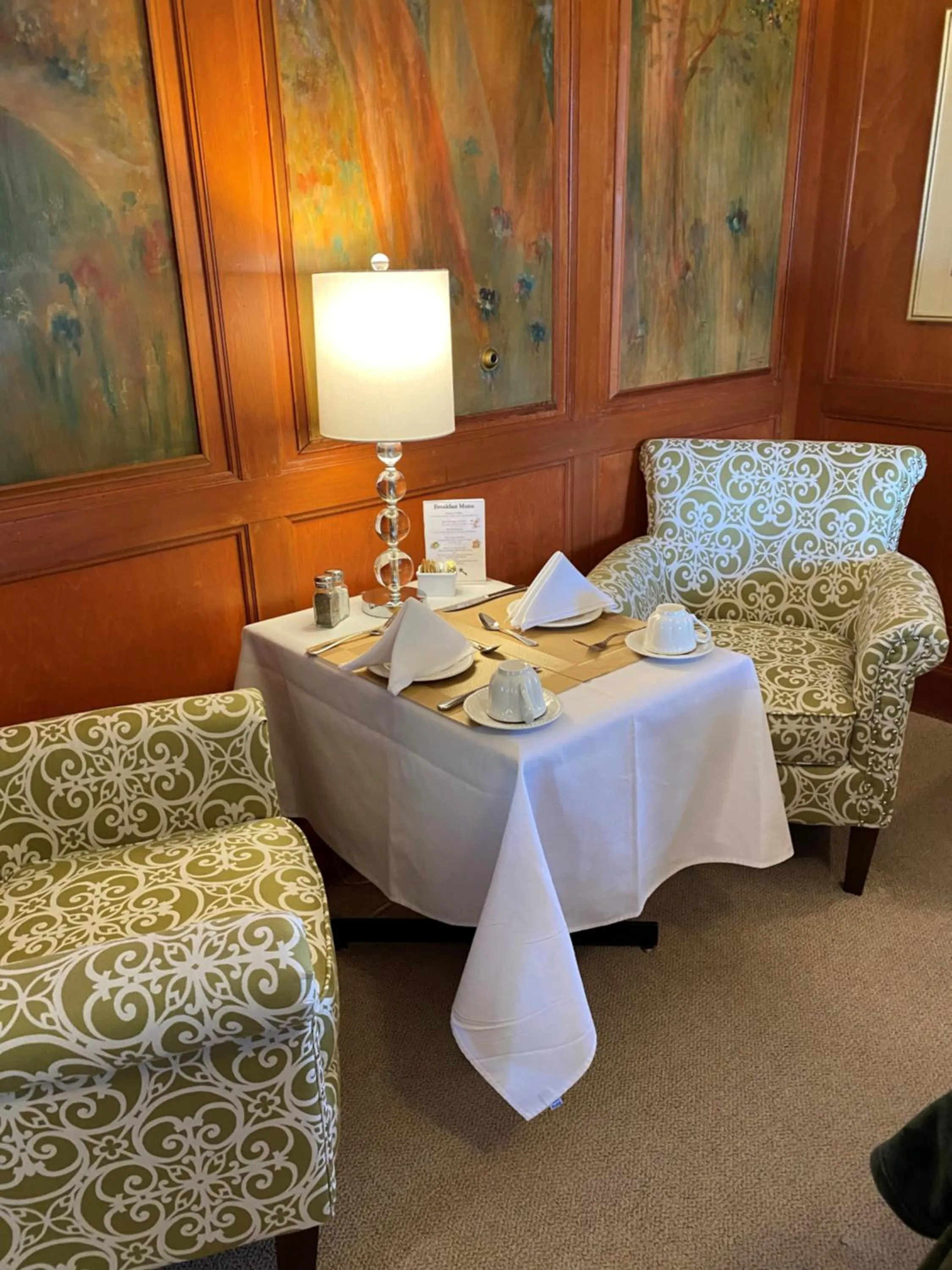 Seating area in The Latch Inn