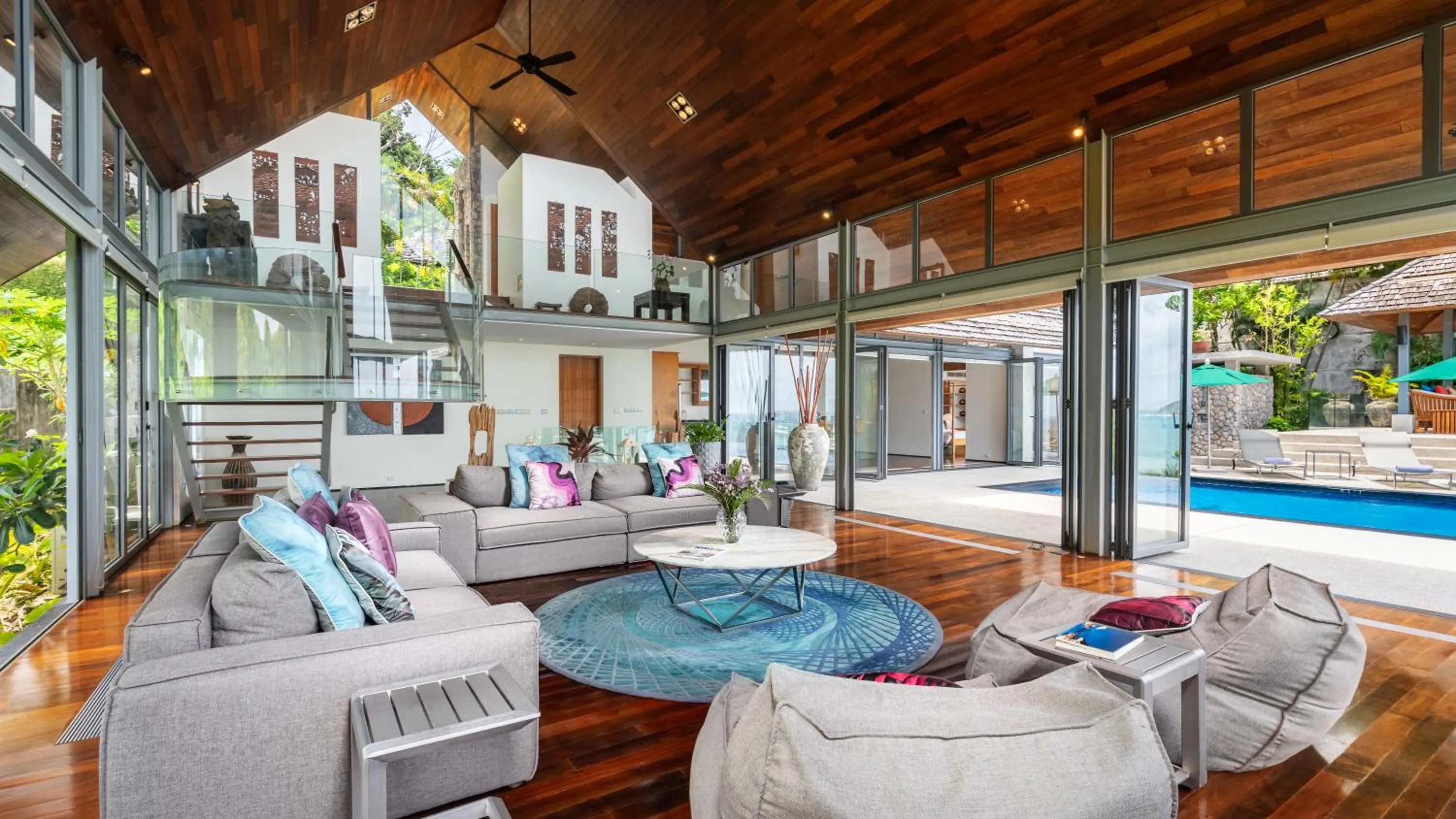 Living room in Villa Lomchoy