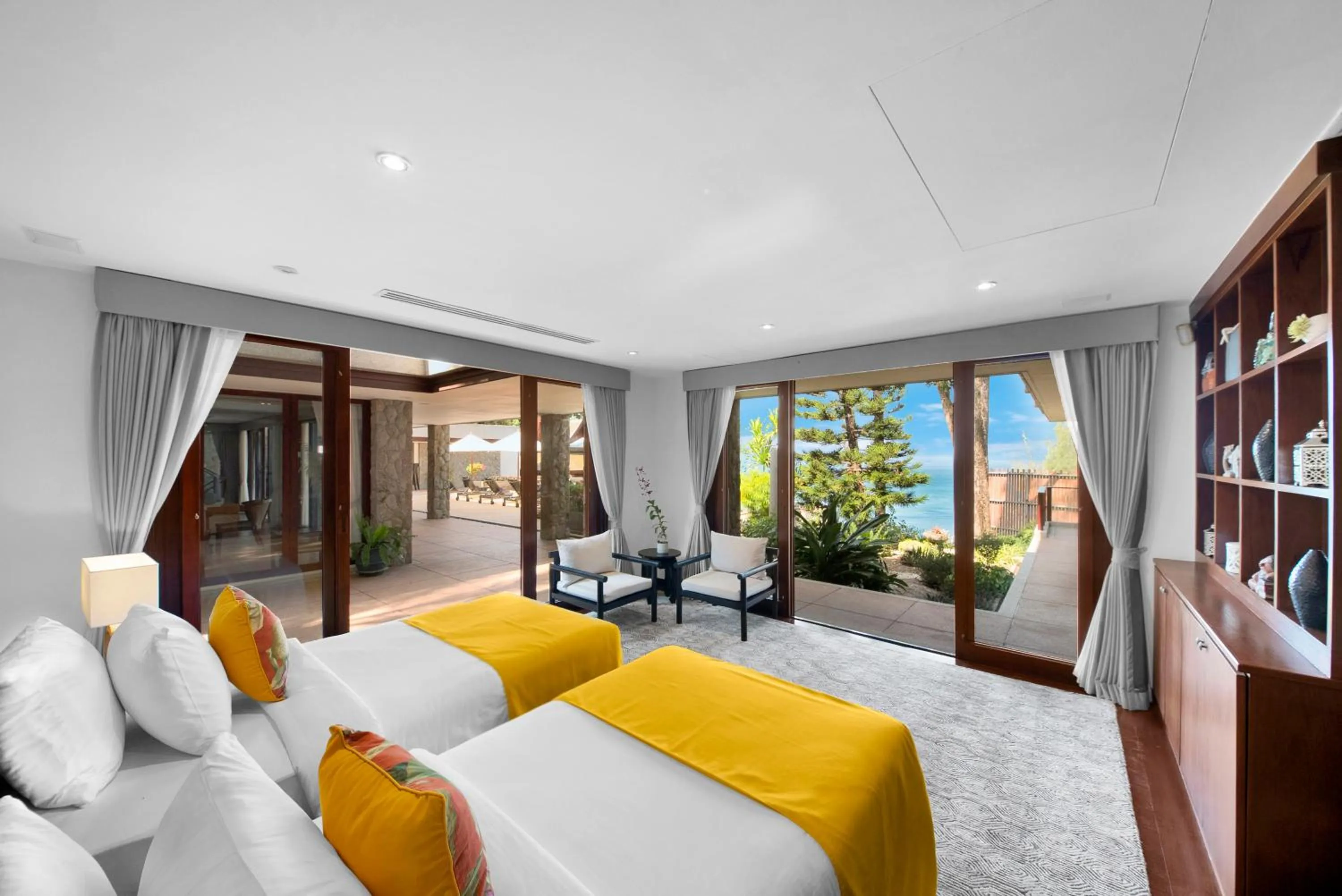 Bedroom, Bed in Villa Horizon