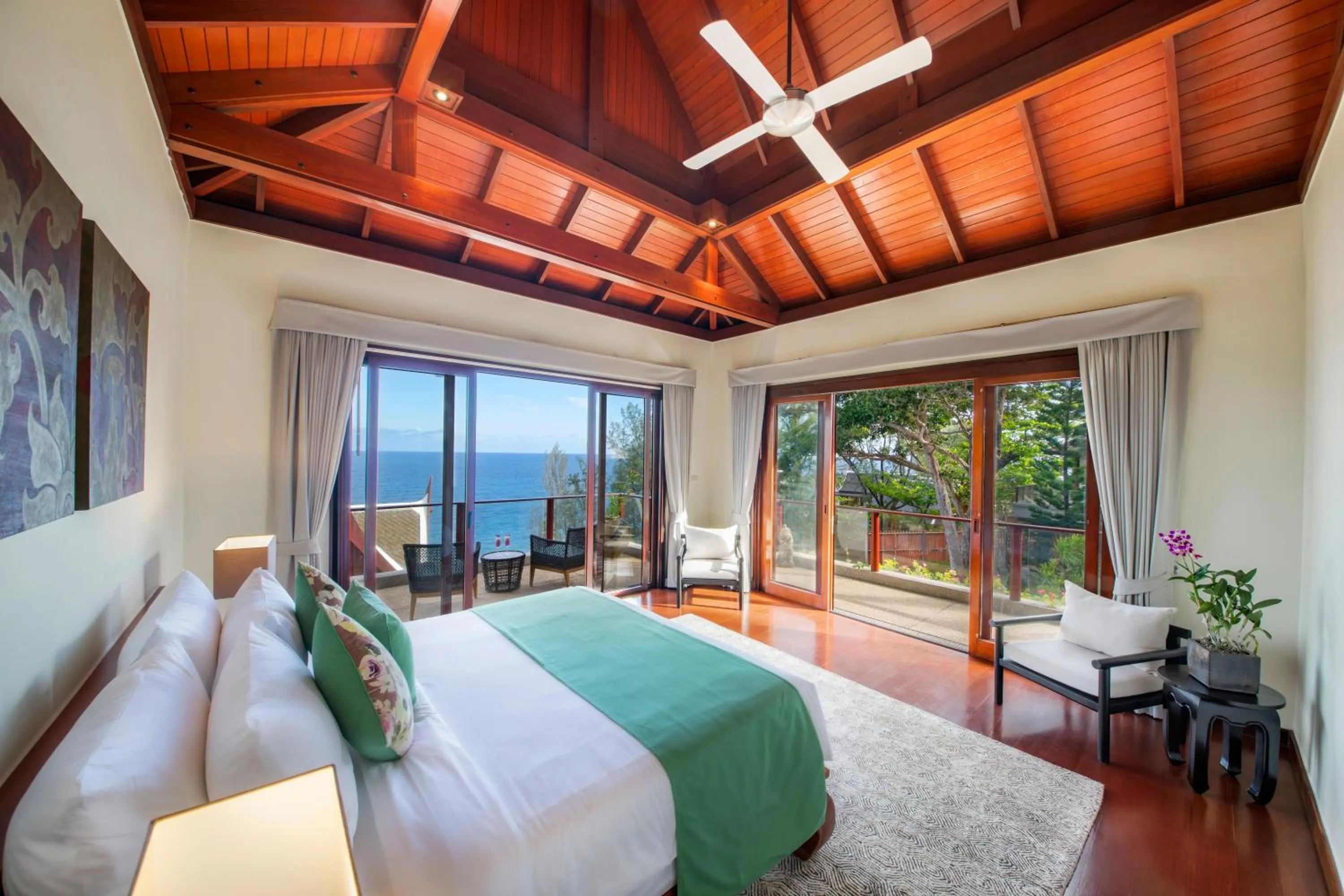Bedroom, Bed in Villa Horizon