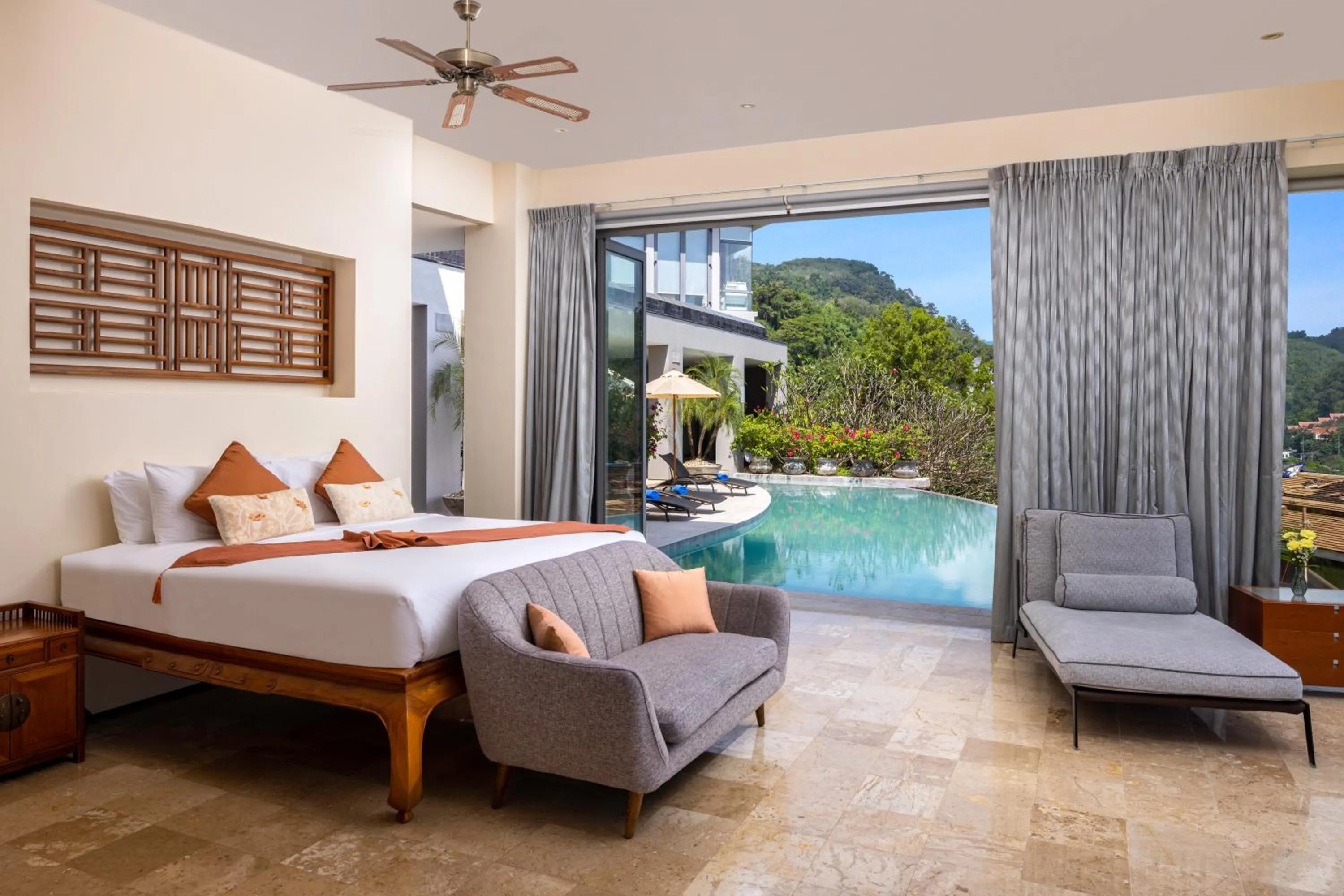 Bed in Villa Fah Sai