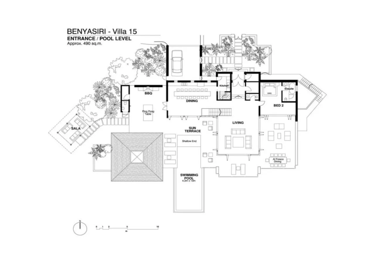 Floor plan in Villa Benyasiri
