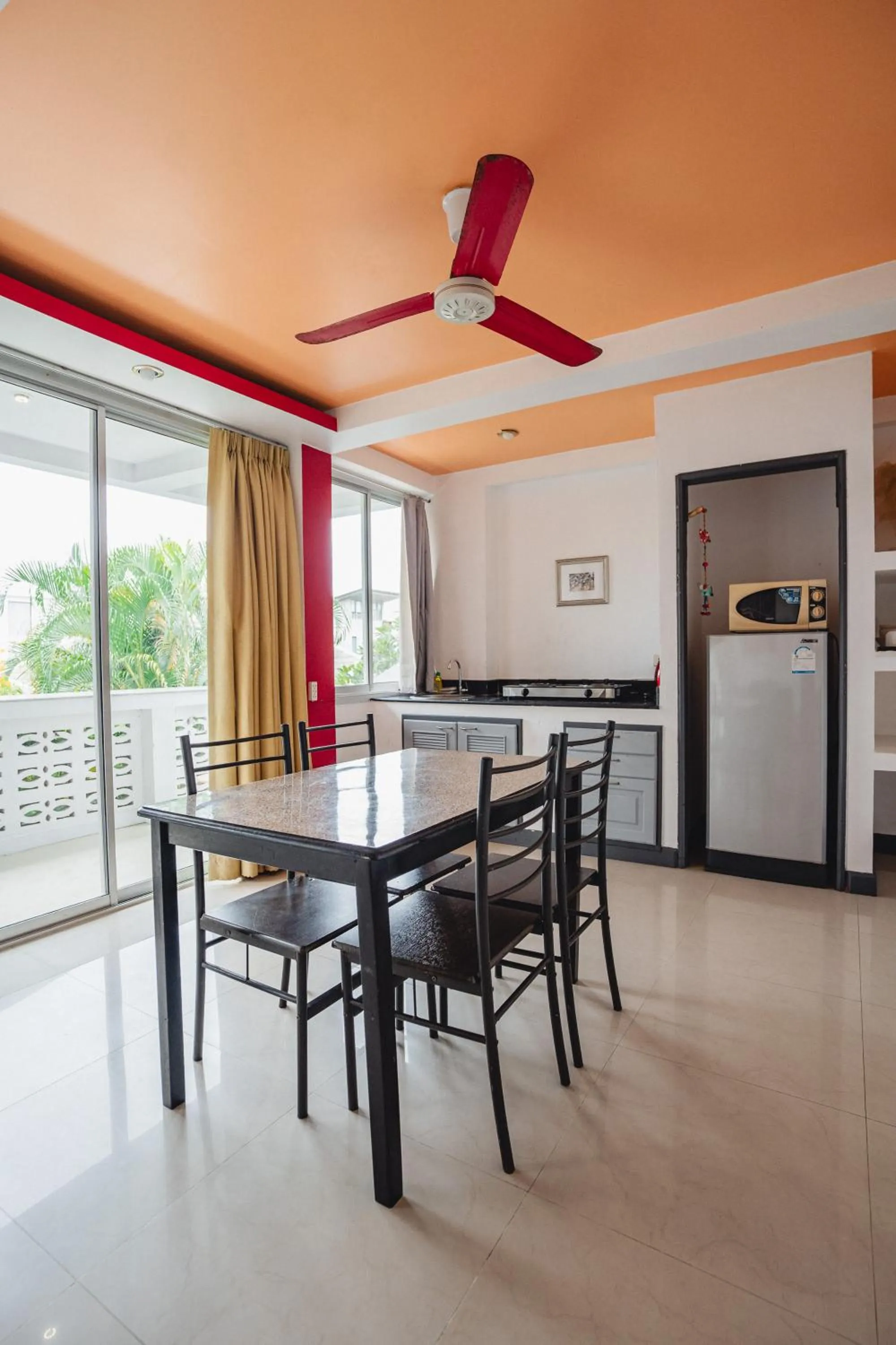 kitchen in Lemon House apartment