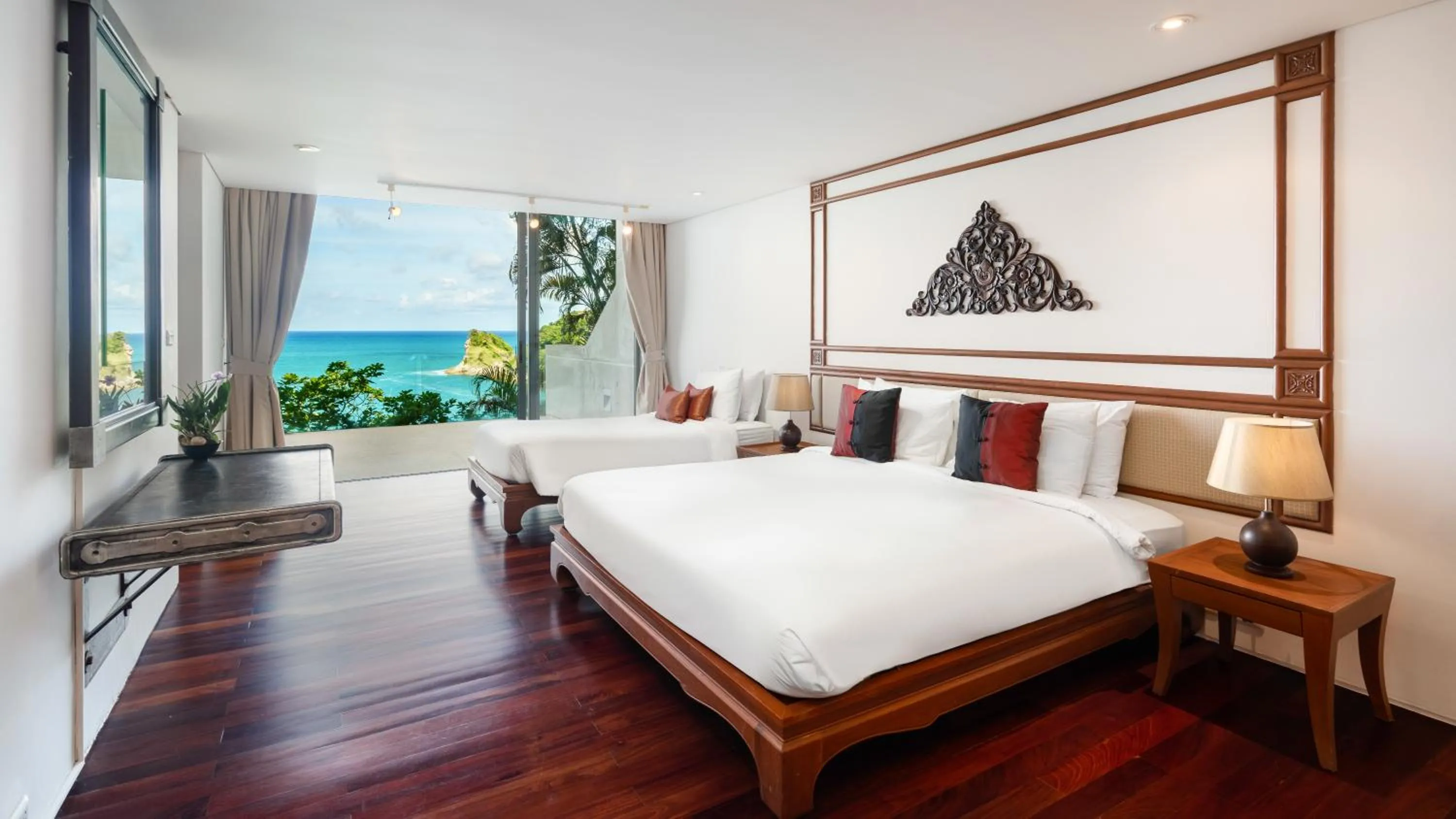 Balcony/Terrace, Bed in Villa Viman