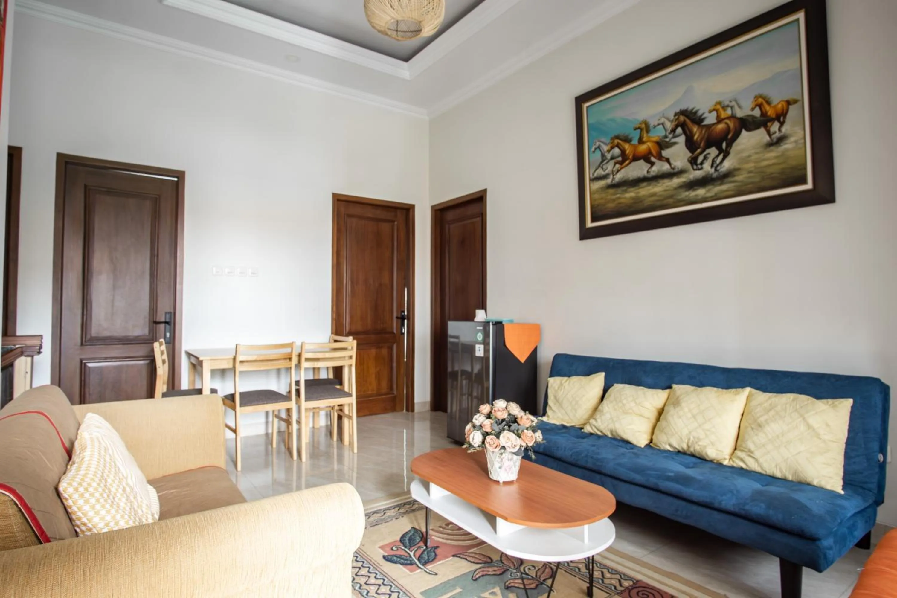 Living room in Bisma Balcony Homestay