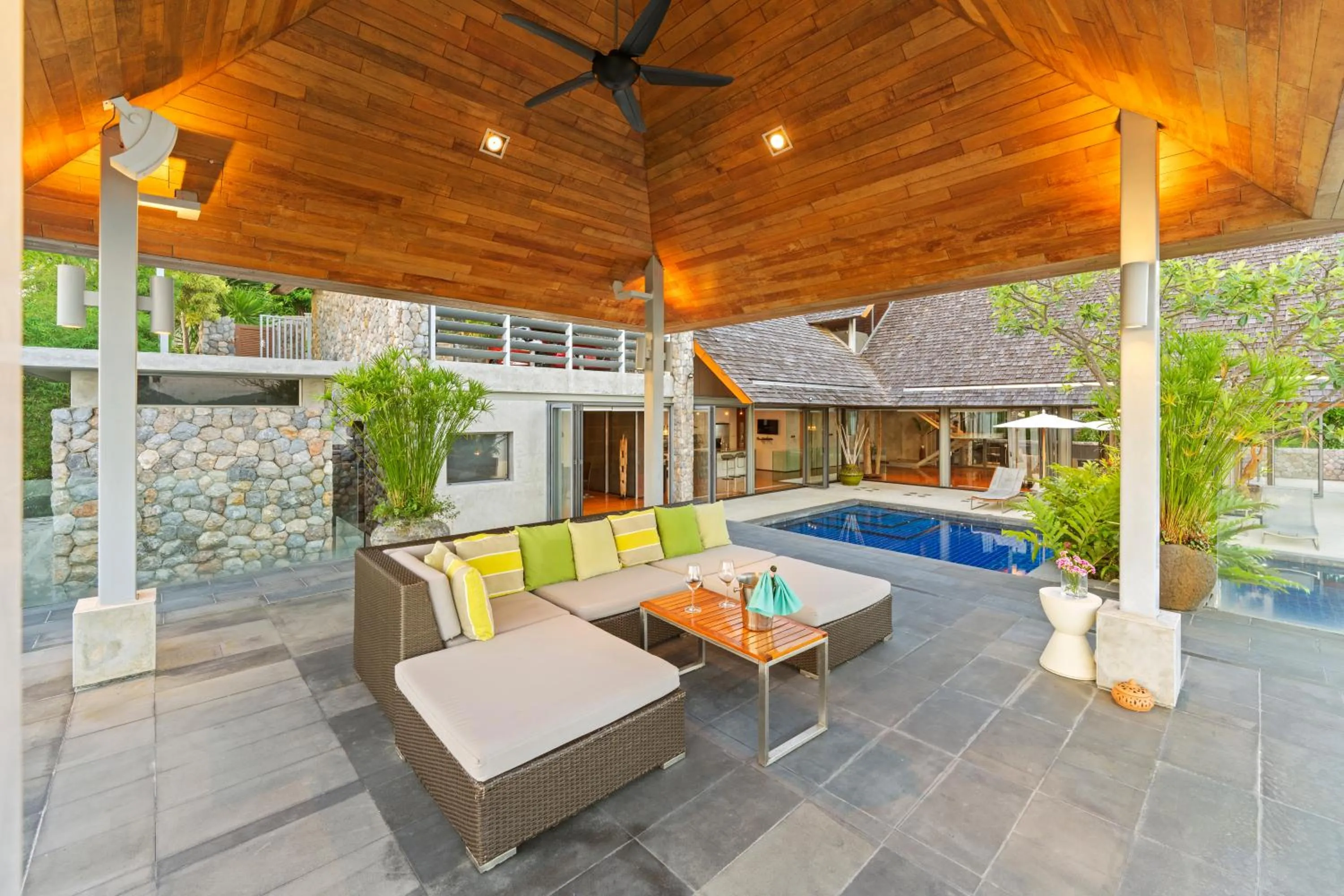 Patio in Villa Hale Malia