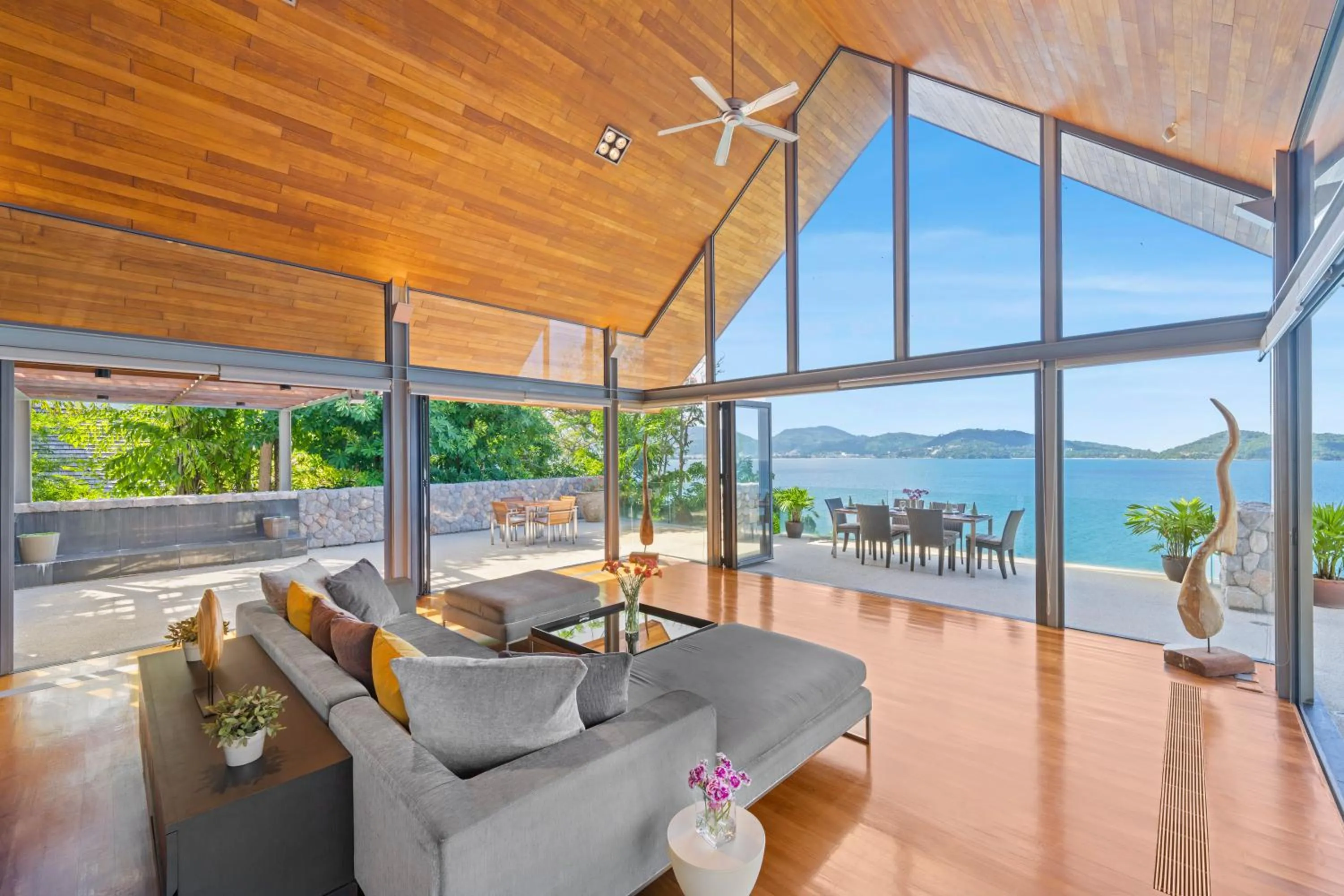 Living room in Villa Hale Malia