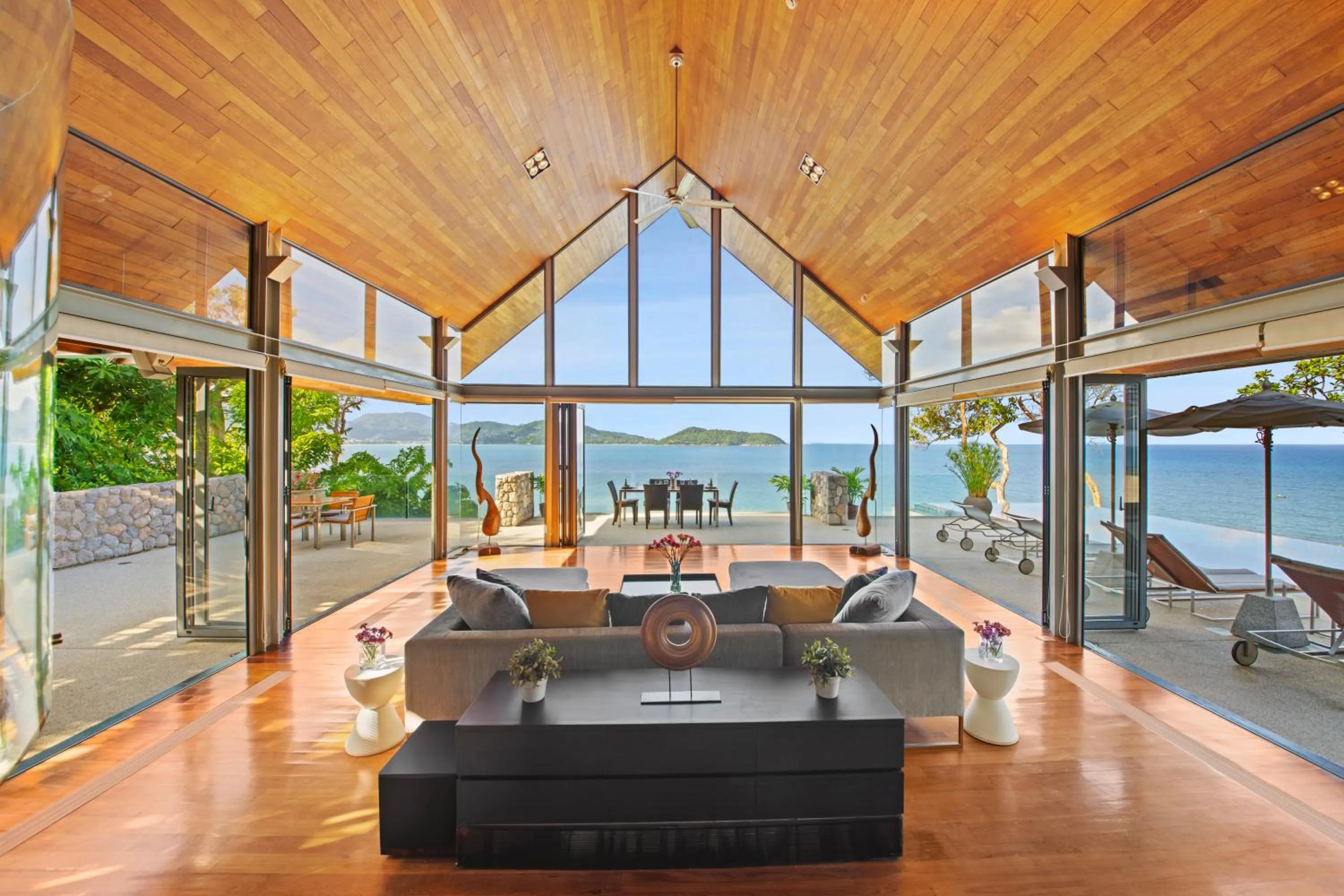 Living room in Villa Hale Malia