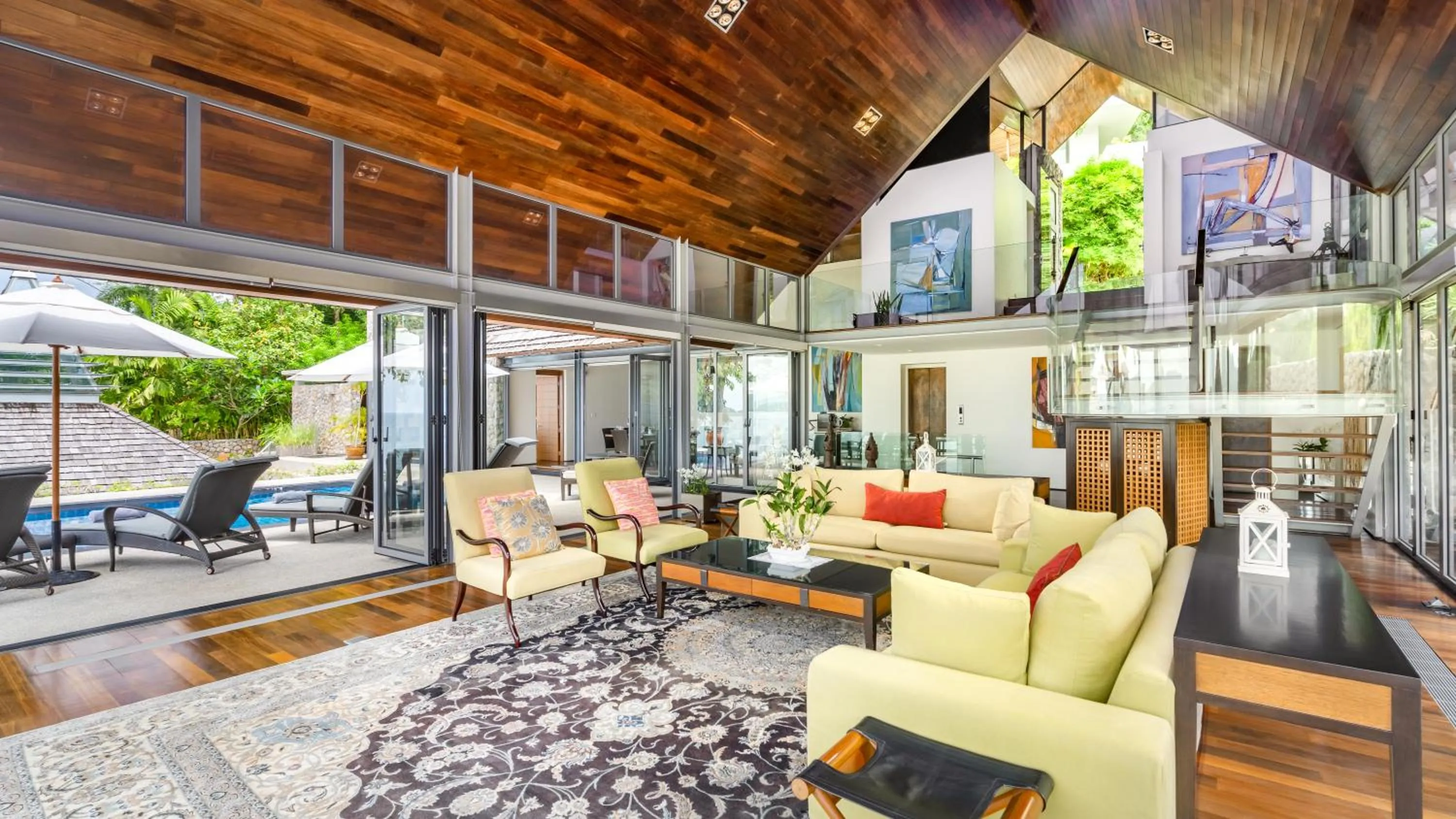 Living room in Villa Rom Trai