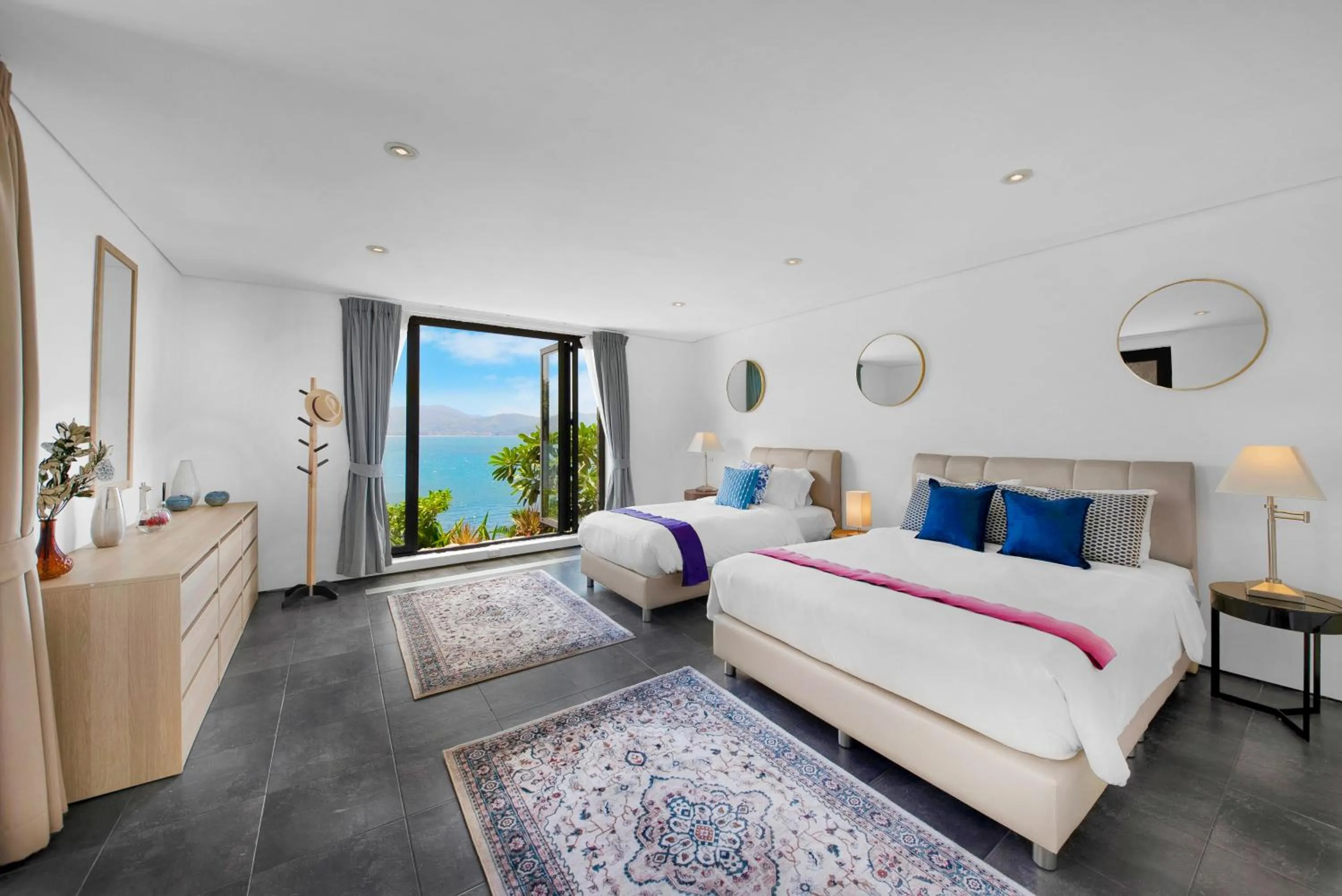 Bed in Villa Rom Trai