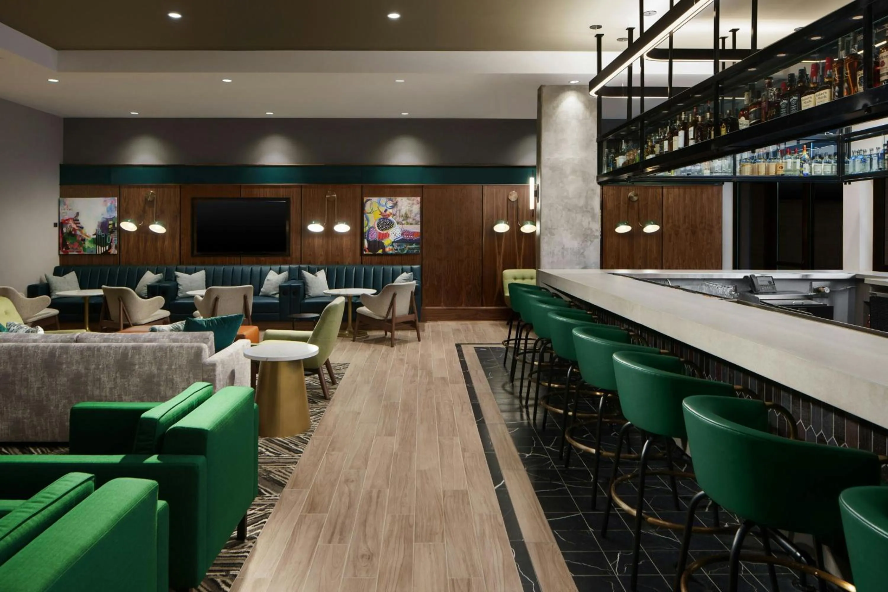 Lounge or bar in Courtyard by Marriott Gainesville GA