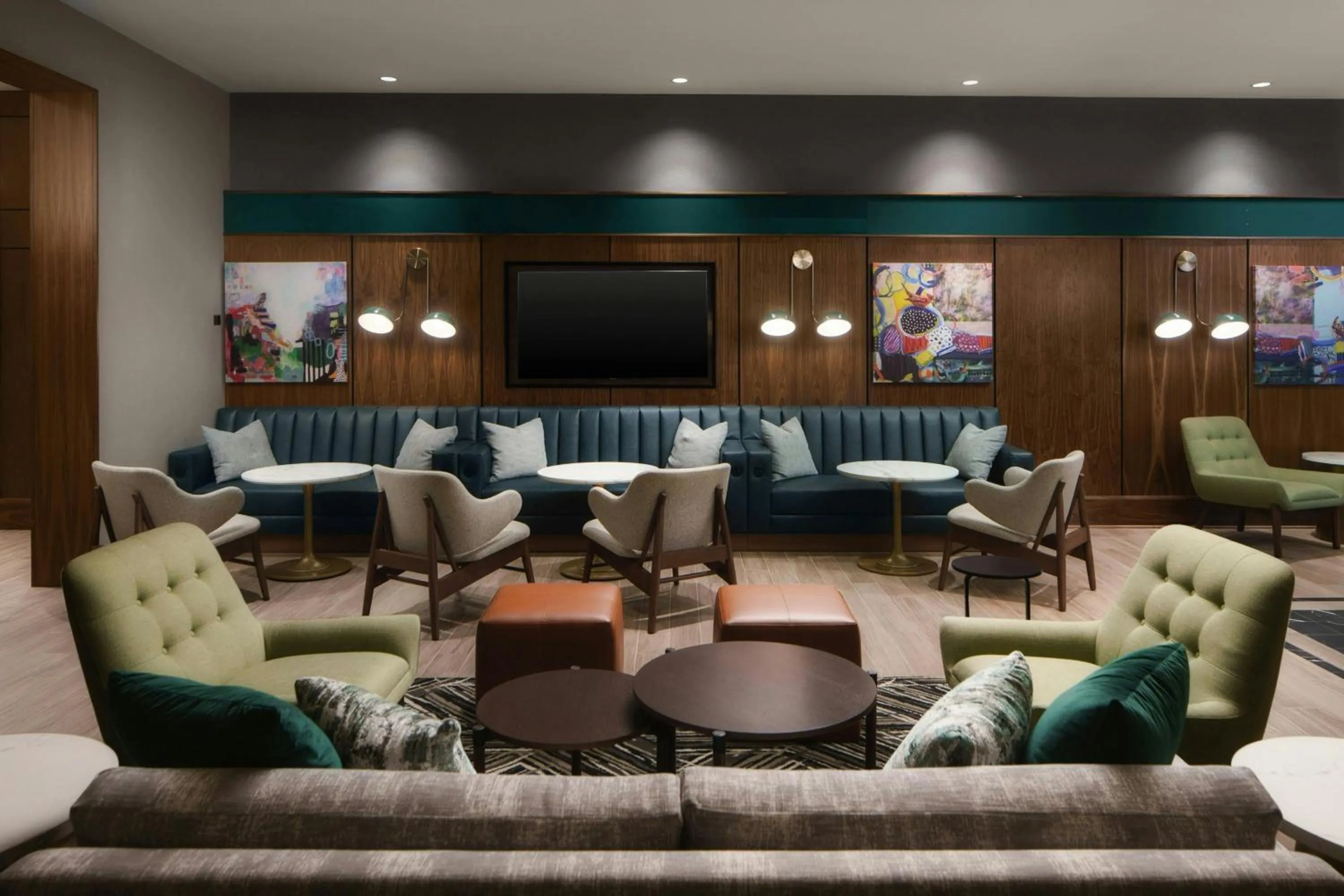 Lounge or bar in Courtyard by Marriott Gainesville GA