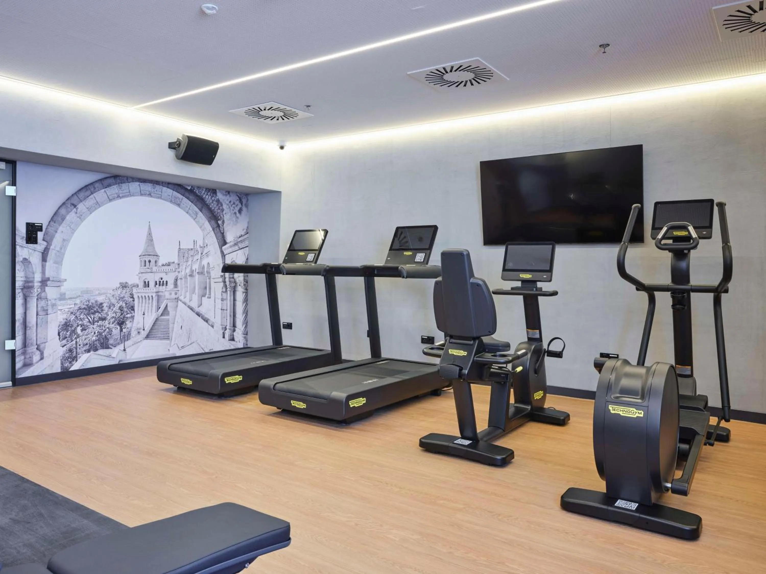 Fitness centre/facilities in Radisson Hotel Budapest BudaPart