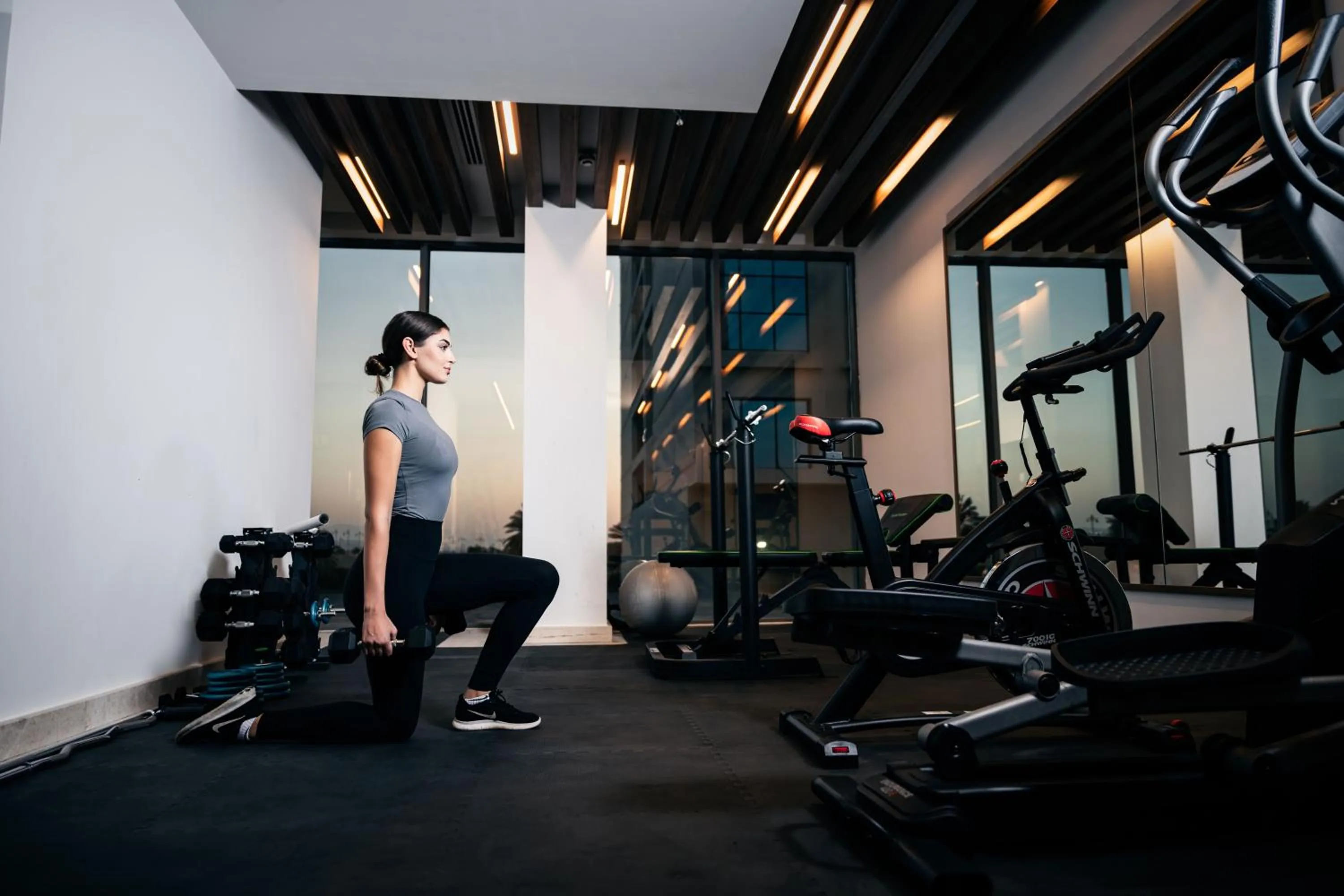 Fitness centre/facilities in Kyriad Muscat