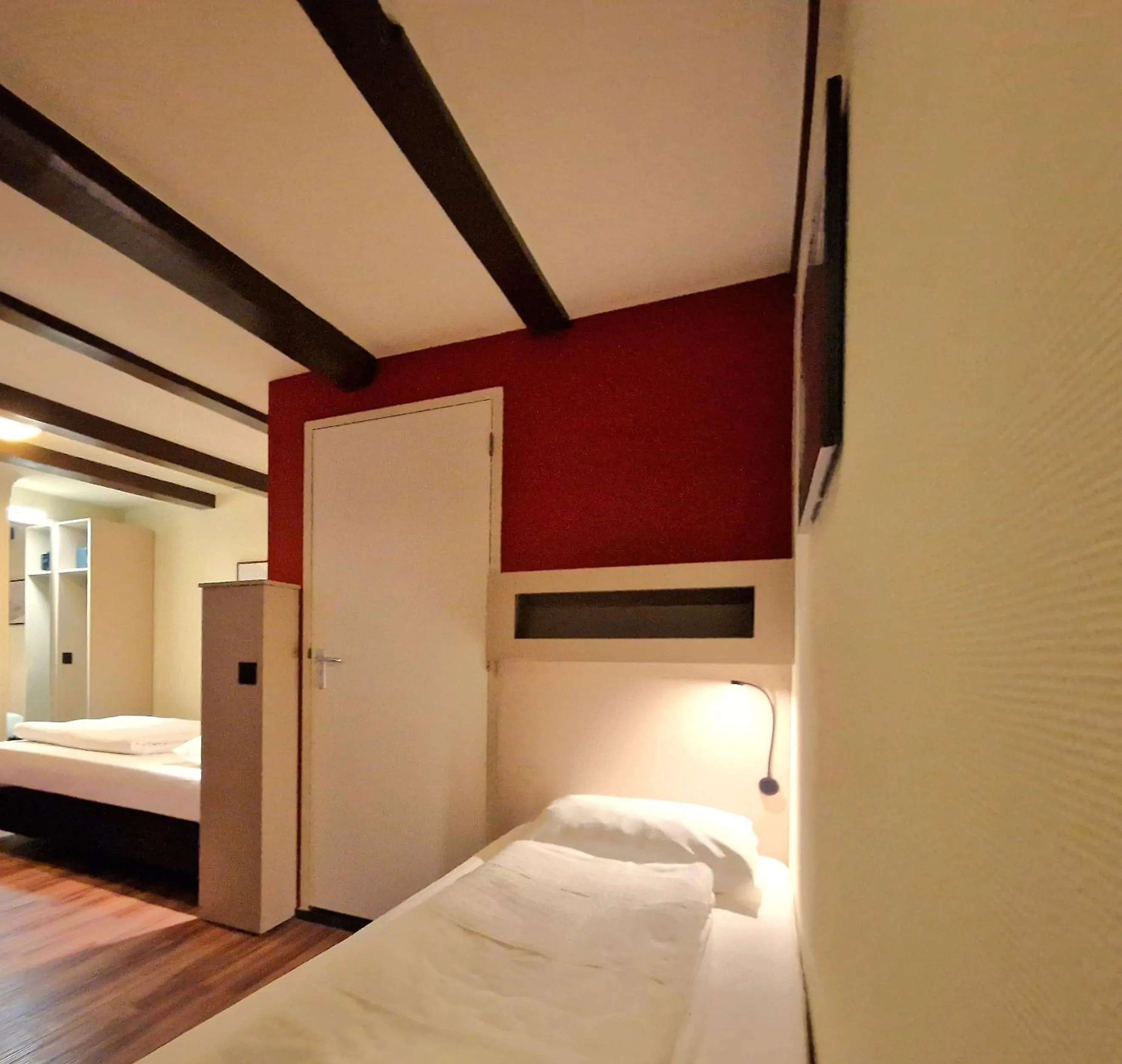 Photo of the whole room, Bed in A-Train Hotel