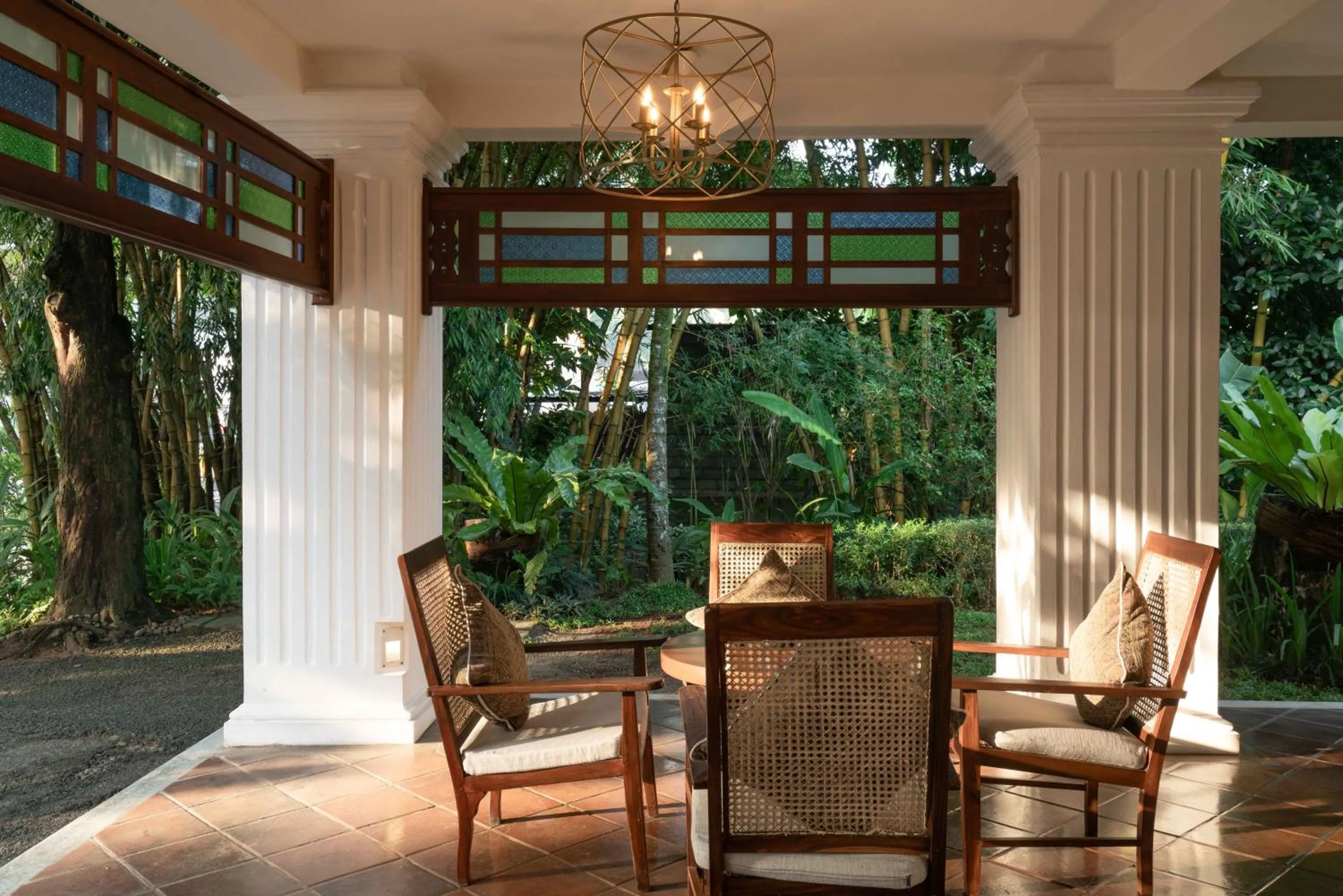 Seating area in Taru Villas Kandy