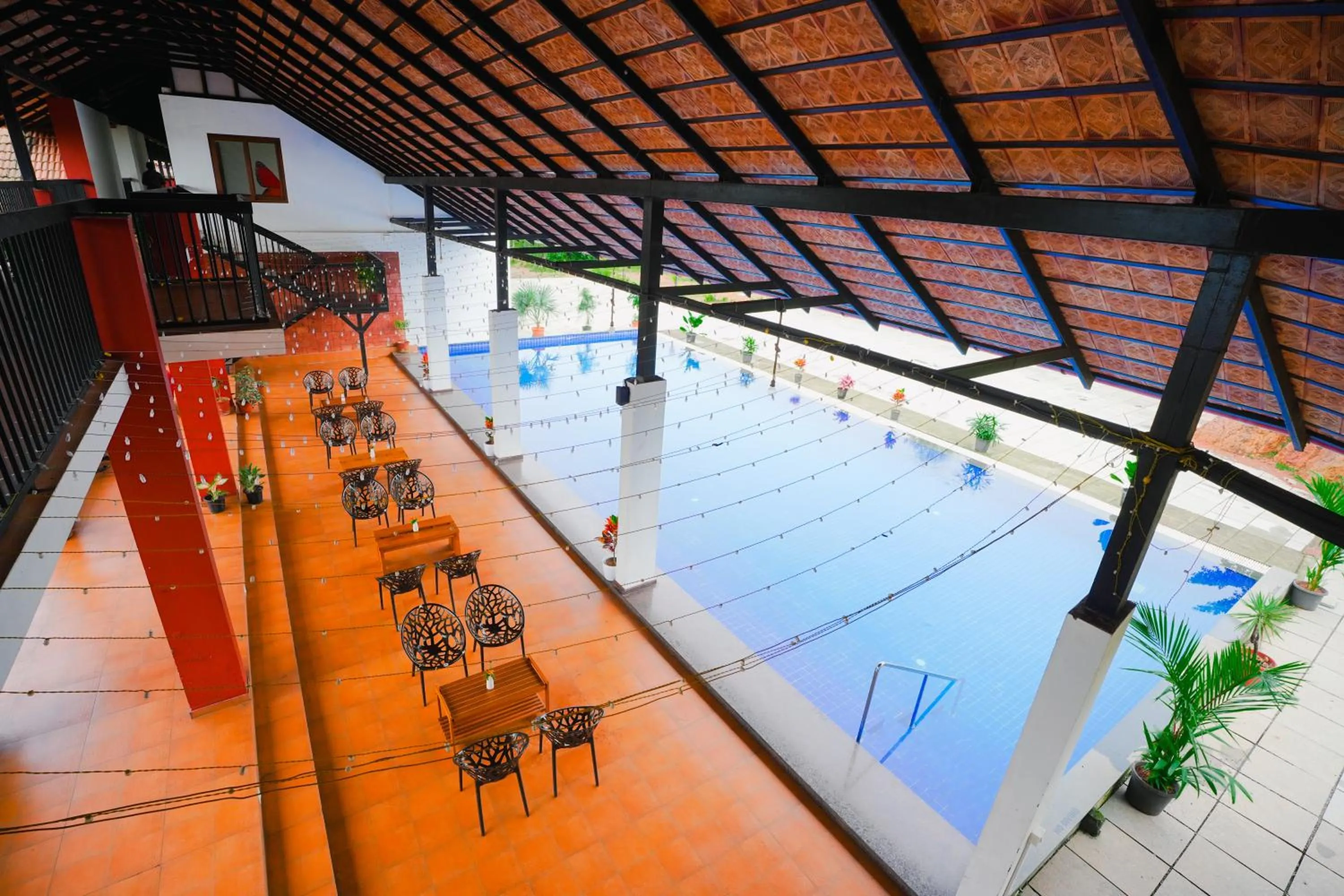 Pool view in Vaidekam Resorts & Wellness, Kannur