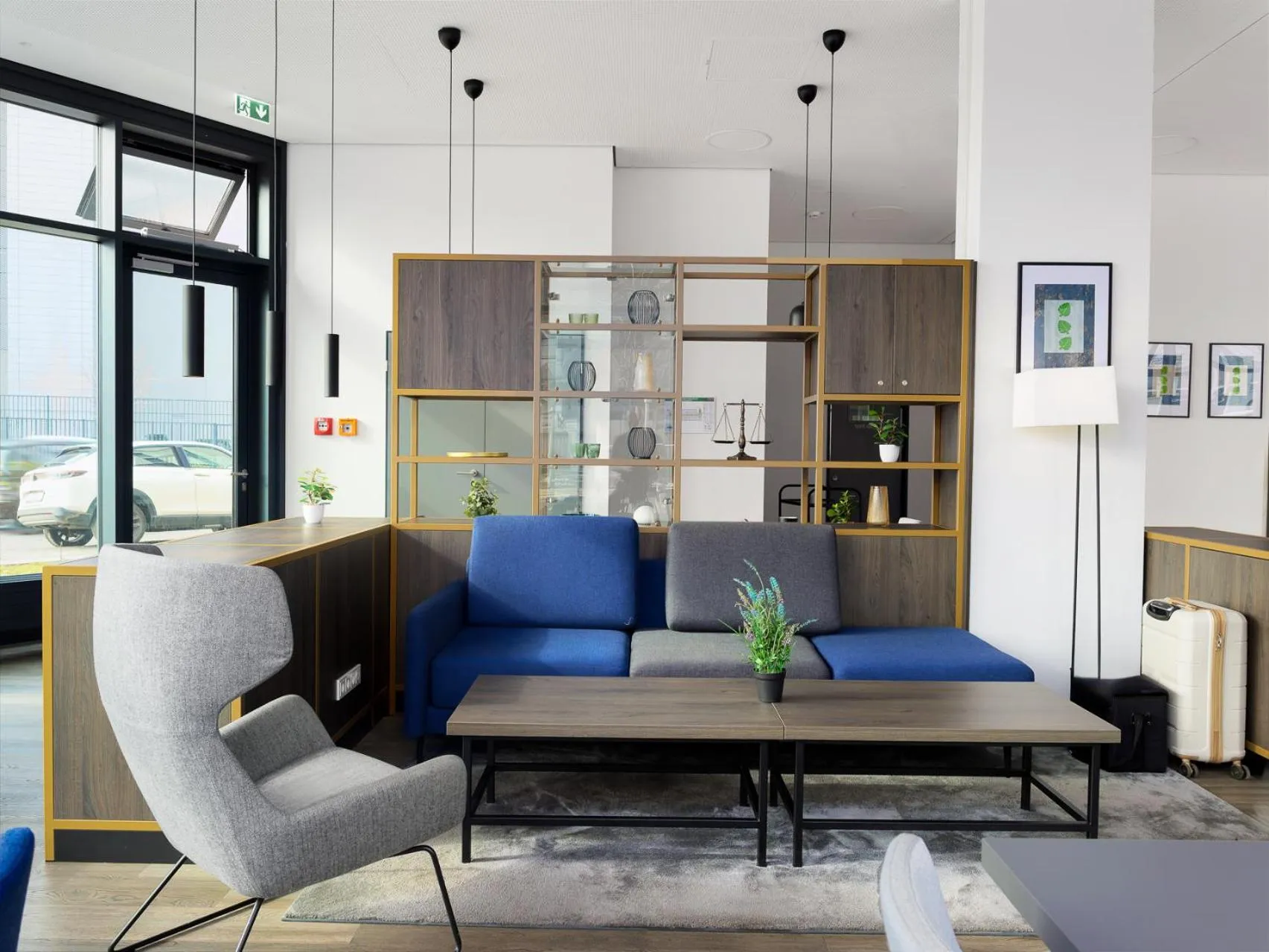 Lobby or reception in smartments Frankfurt City-Ost