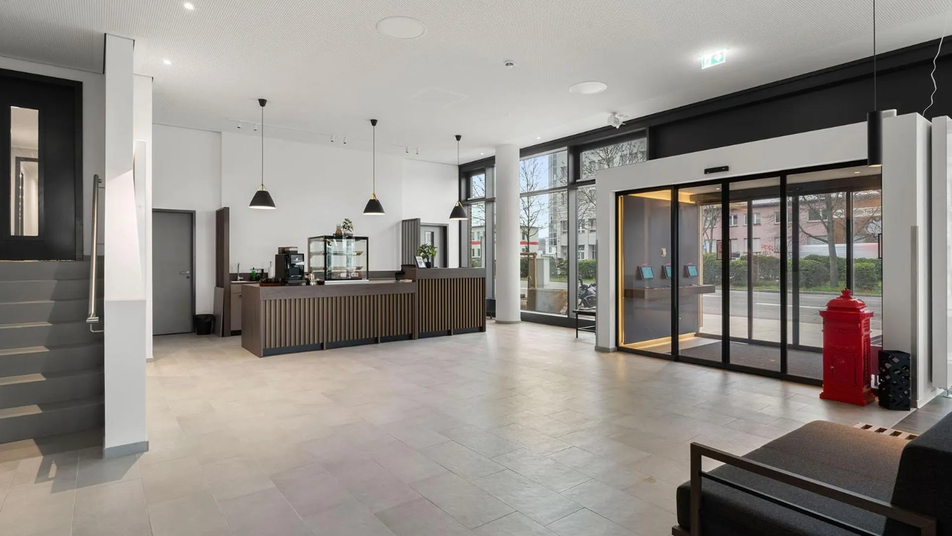 Lobby or reception in smartments Frankfurt City-Ost