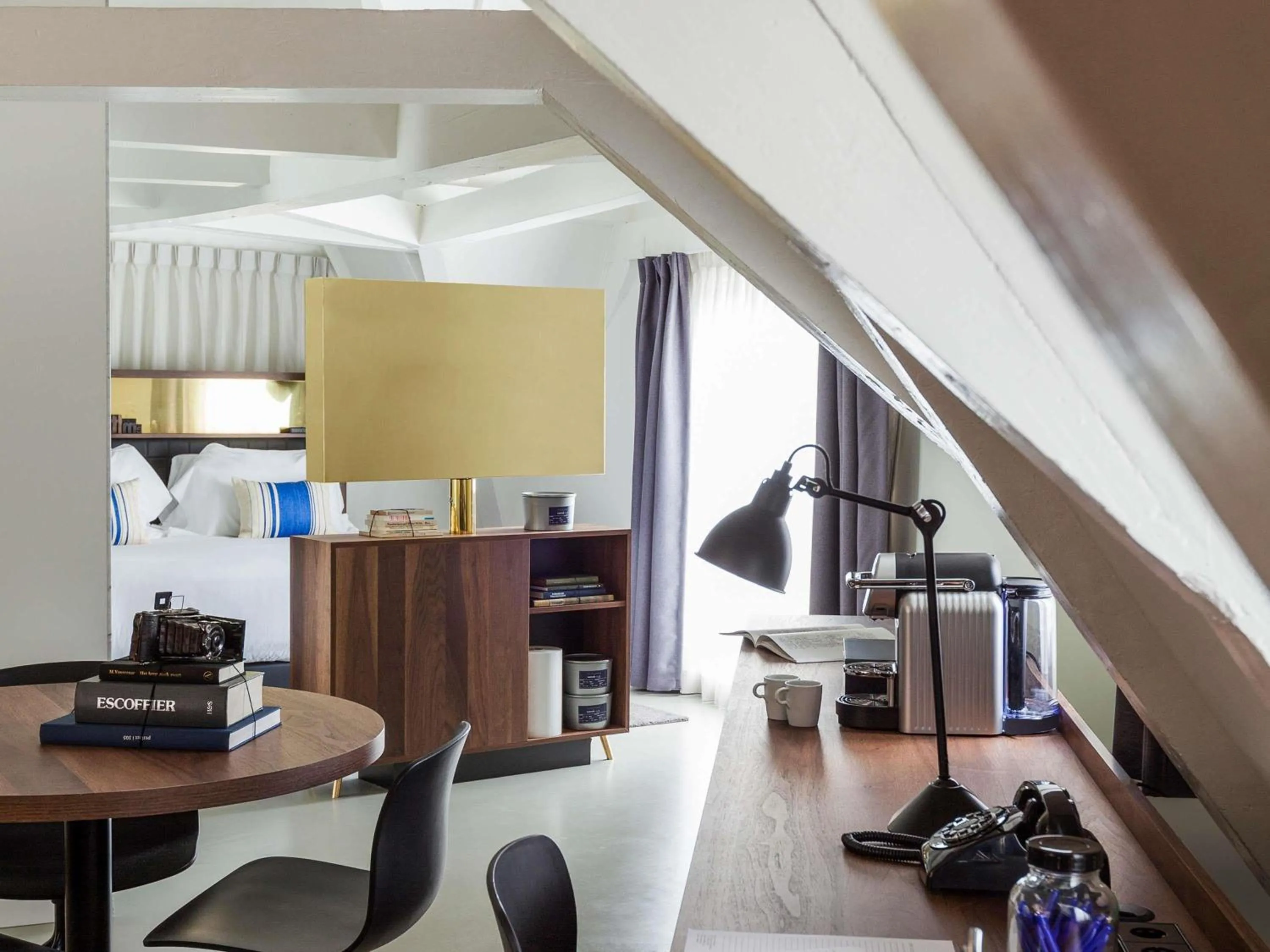 Bedroom in INK Hotel Amsterdam - MGallery Collection