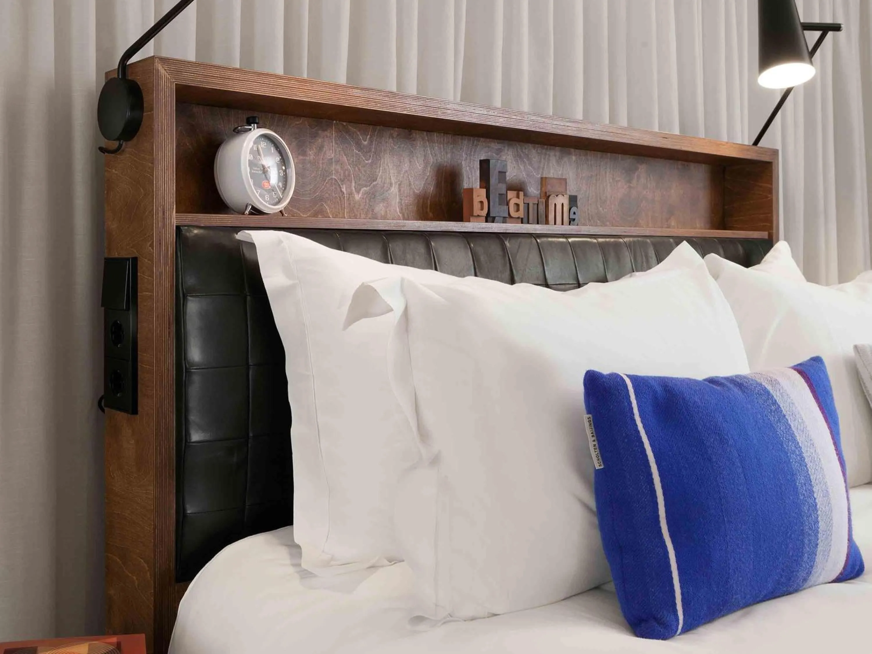 Bedroom, Bed in INK Hotel Amsterdam - MGallery Collection