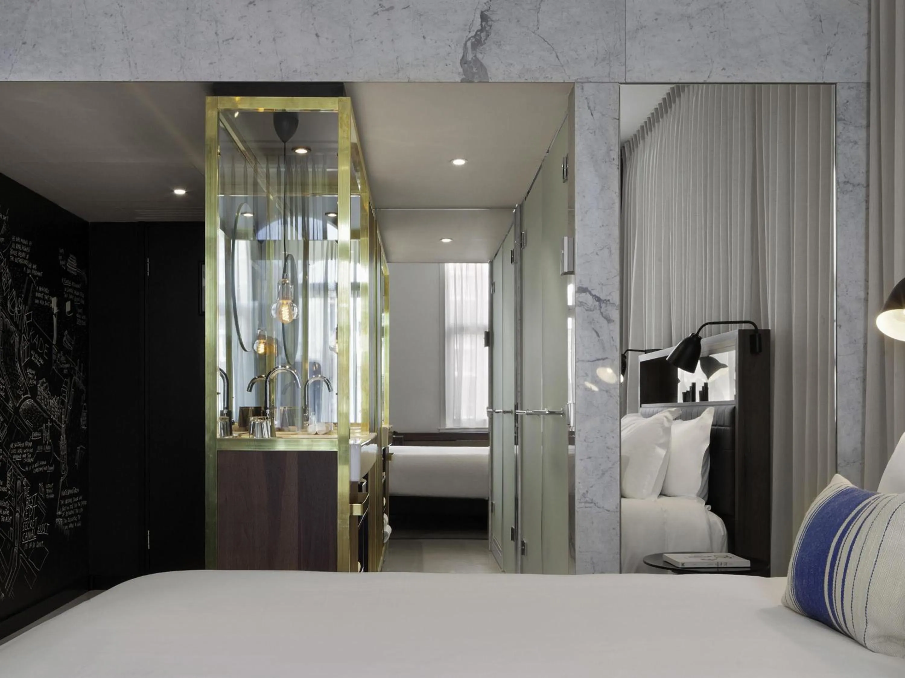 Bedroom, Bed in INK Hotel Amsterdam - MGallery Collection