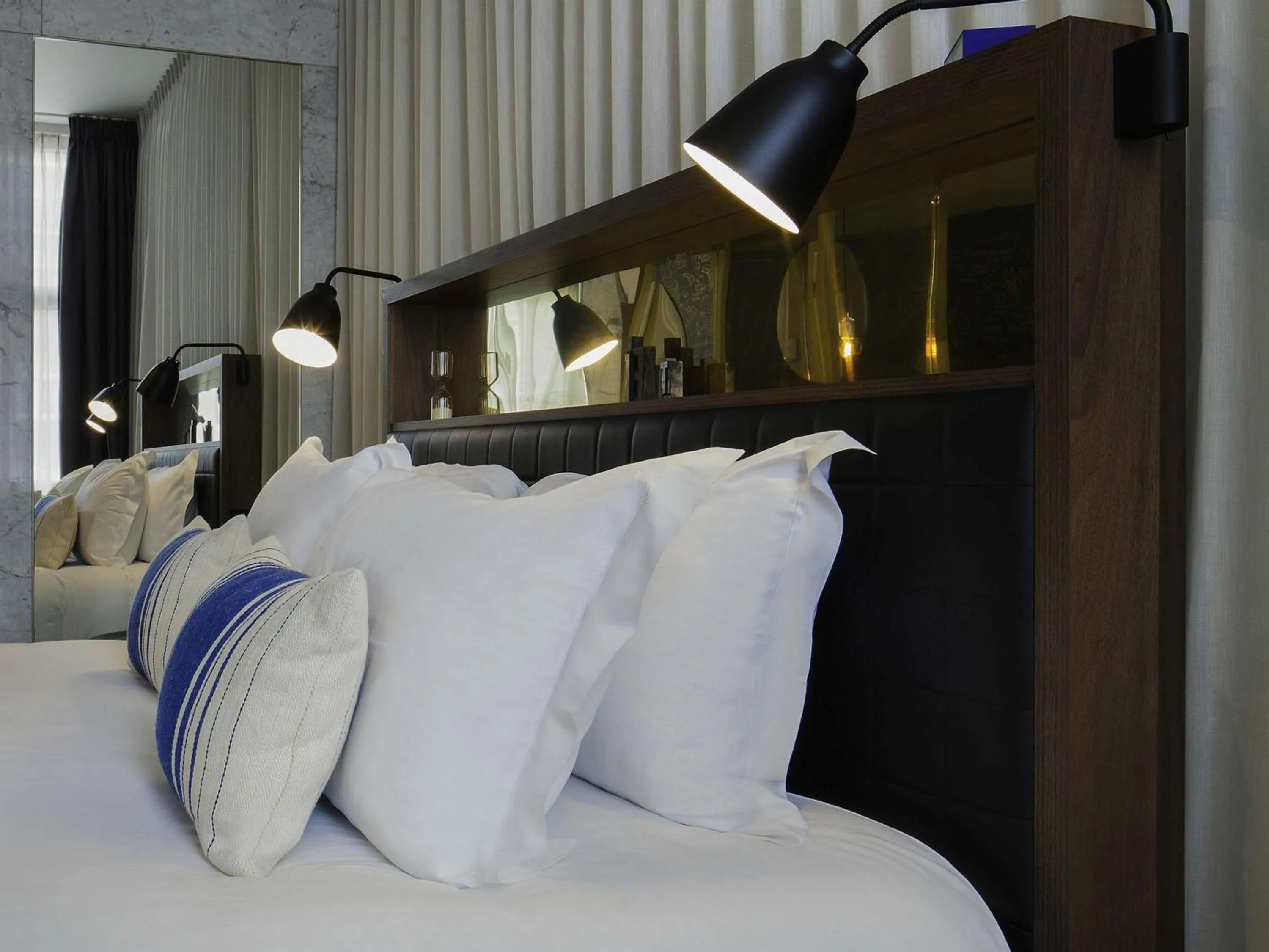 Bedroom, Bed in INK Hotel Amsterdam - MGallery Collection